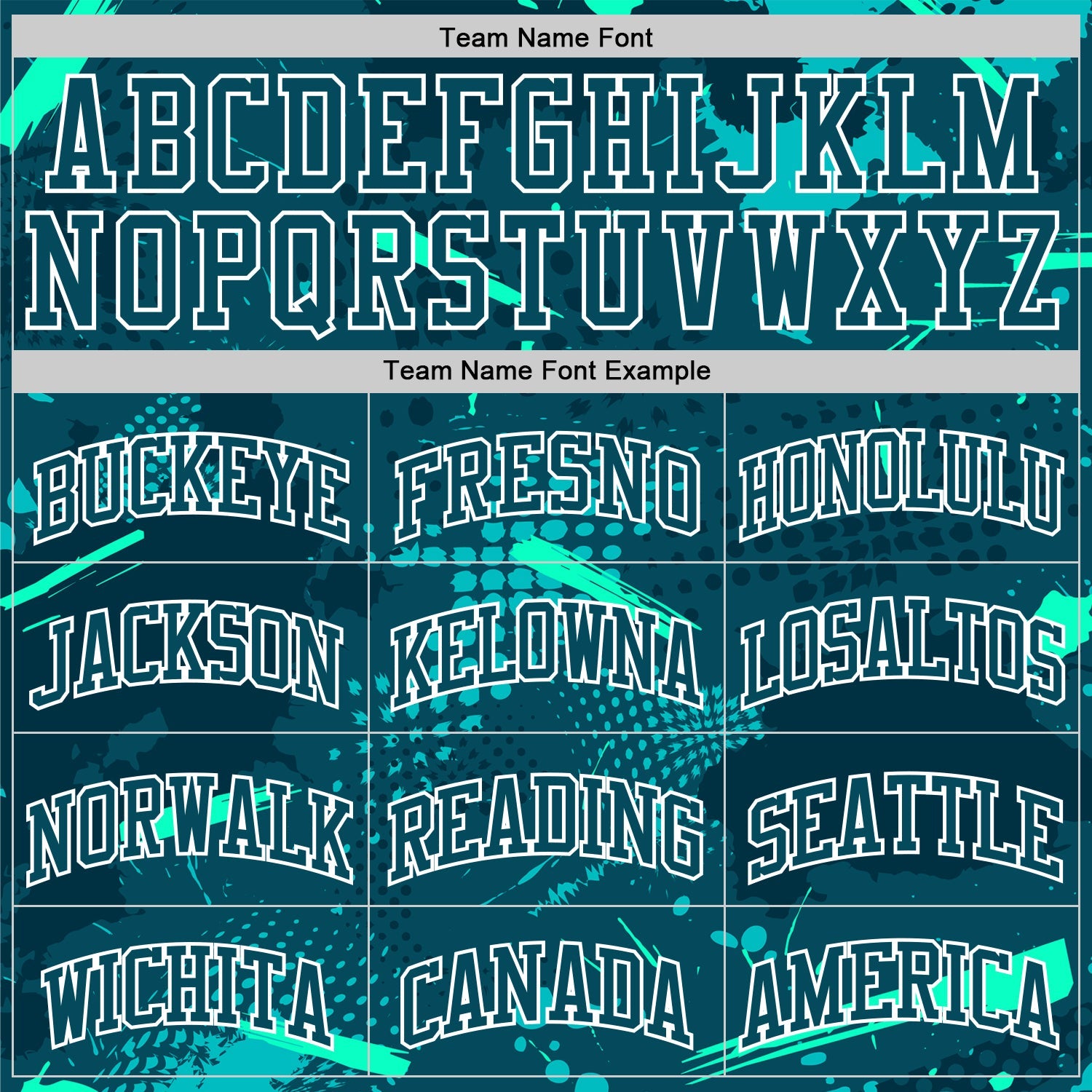 Custom Green Aqua-White Splash Round Neck Sublimation Basketball Set Jersey view 4