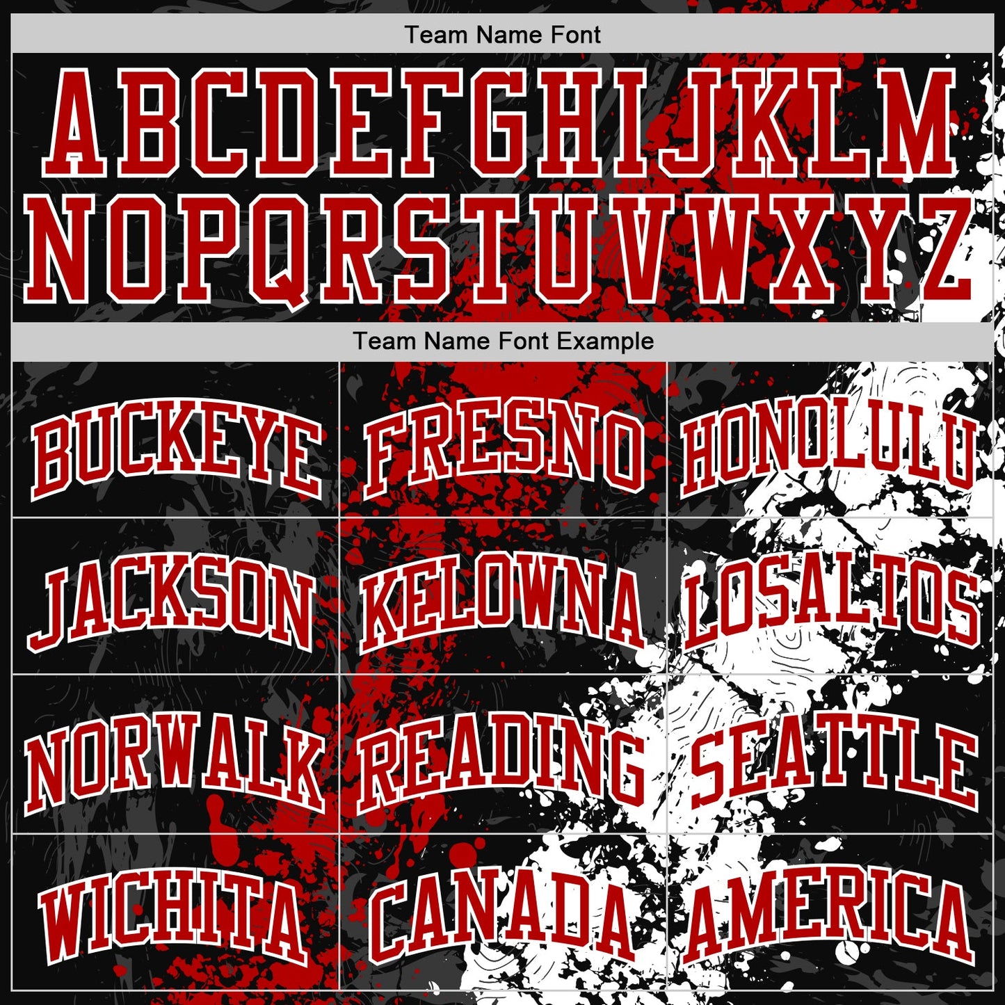 Custom Black Red-White Splash Round Neck Sublimation Basketball Set Jersey view 4