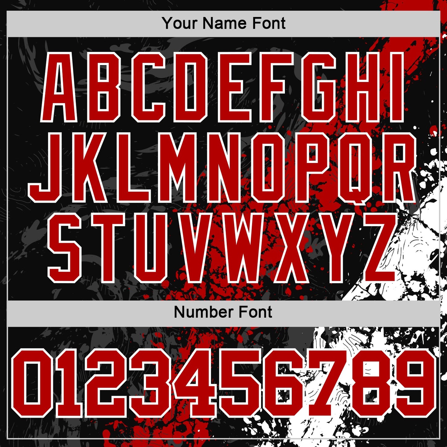 Custom Black Red-White Splash Round Neck Sublimation Basketball Set Jersey view 5