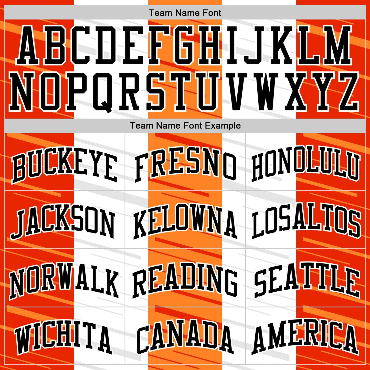 Custom White Black-Orange Line Round Neck Sublimation Basketball Set Jersey view 4