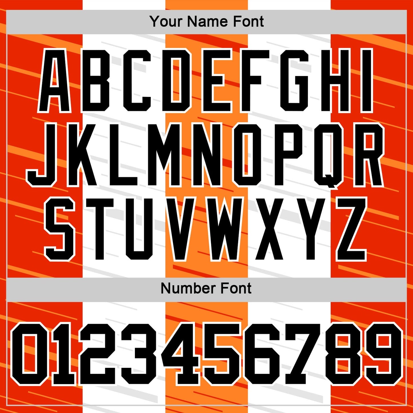 Custom White Black-Orange Line Round Neck Sublimation Basketball Set Jersey view 5