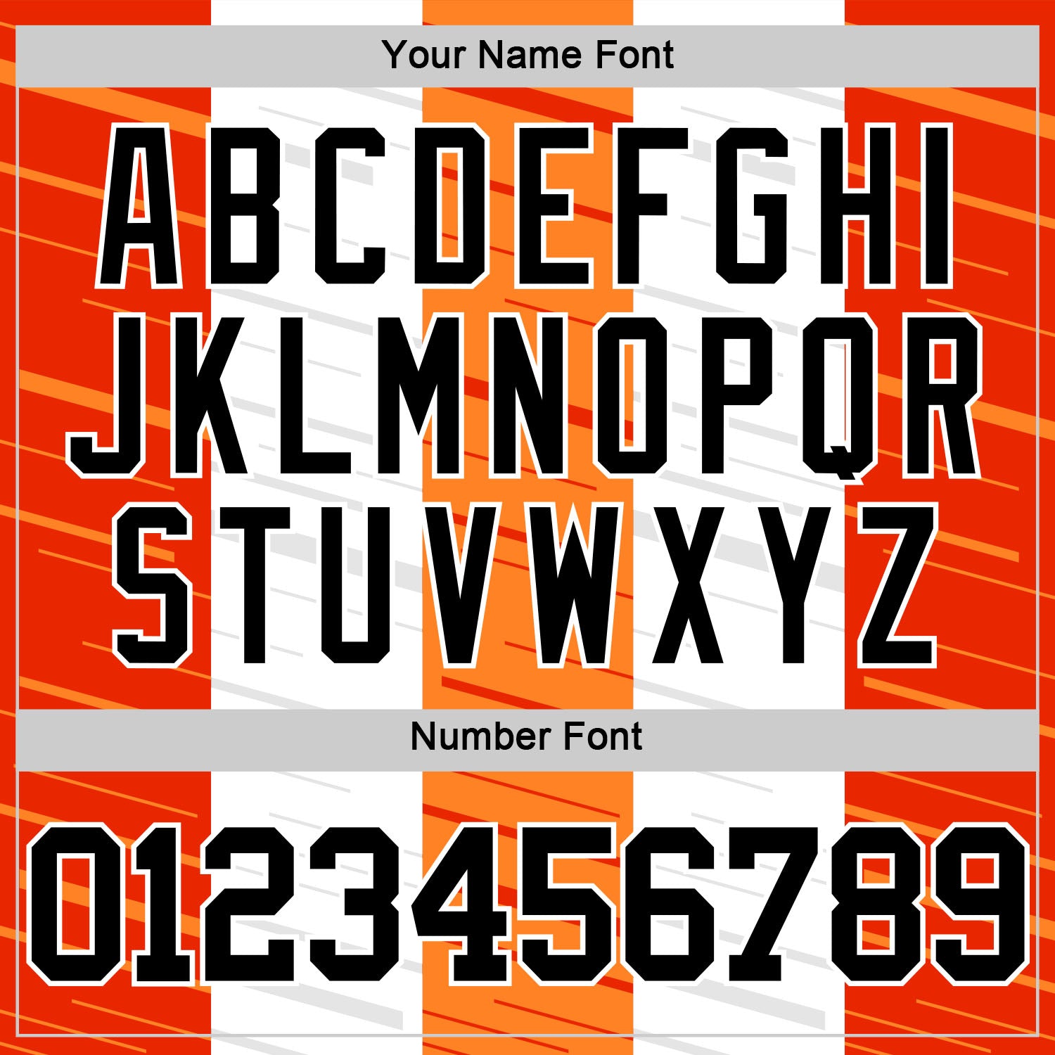 Custom White Black-Orange Line Round Neck Sublimation Basketball Set Jersey view 5