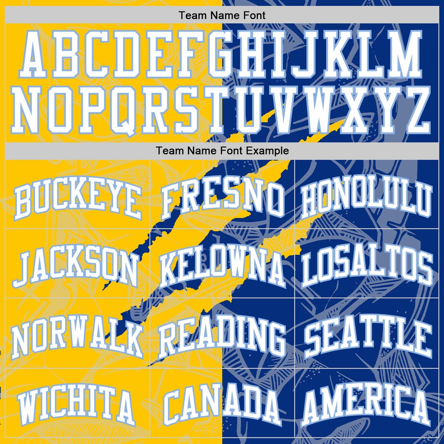 Custom Graffiti Pattern White Royal Yellow-Light Blue Scratch Round Neck Sublimation Basketball Set Jersey view 4