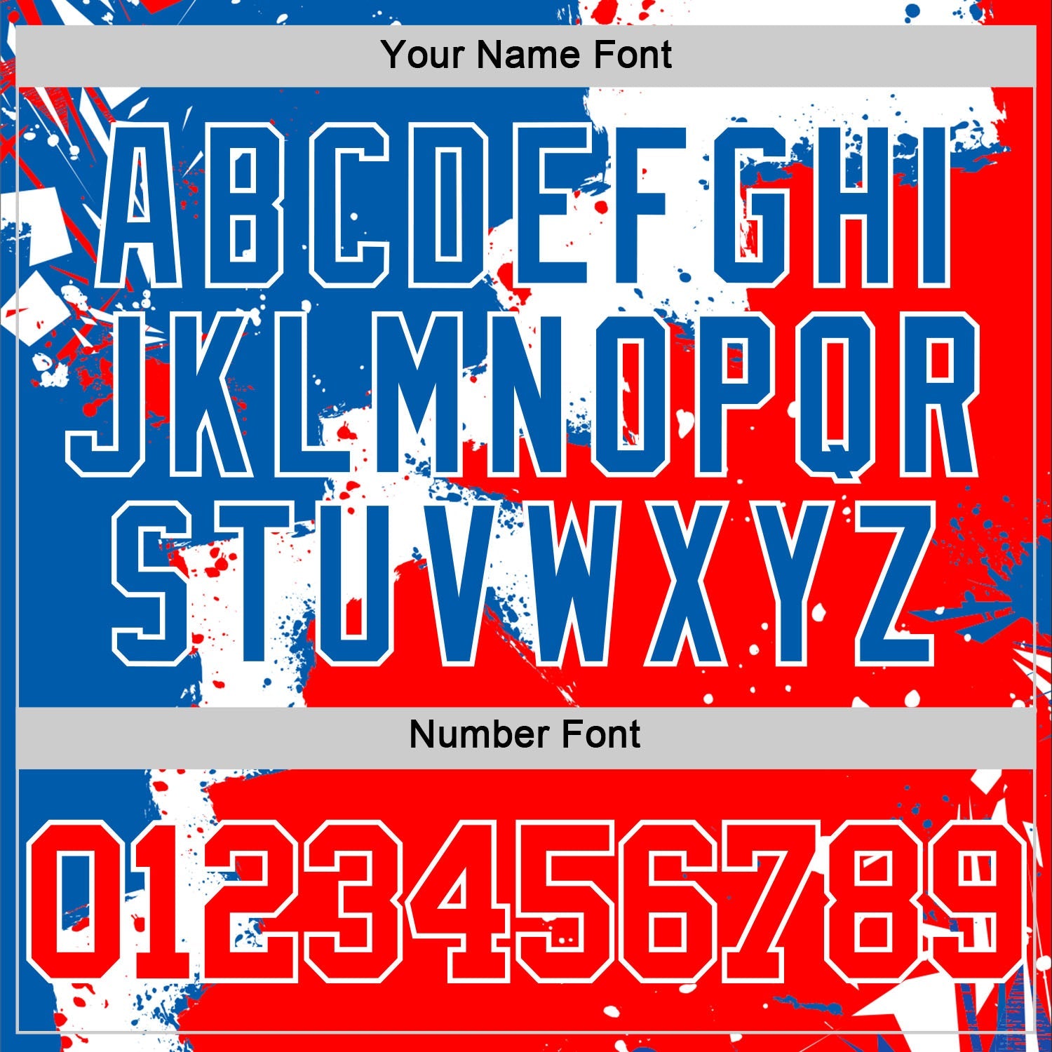 Custom Royal Red-White Splash Round Neck Sublimation Basketball Set Jersey view 5