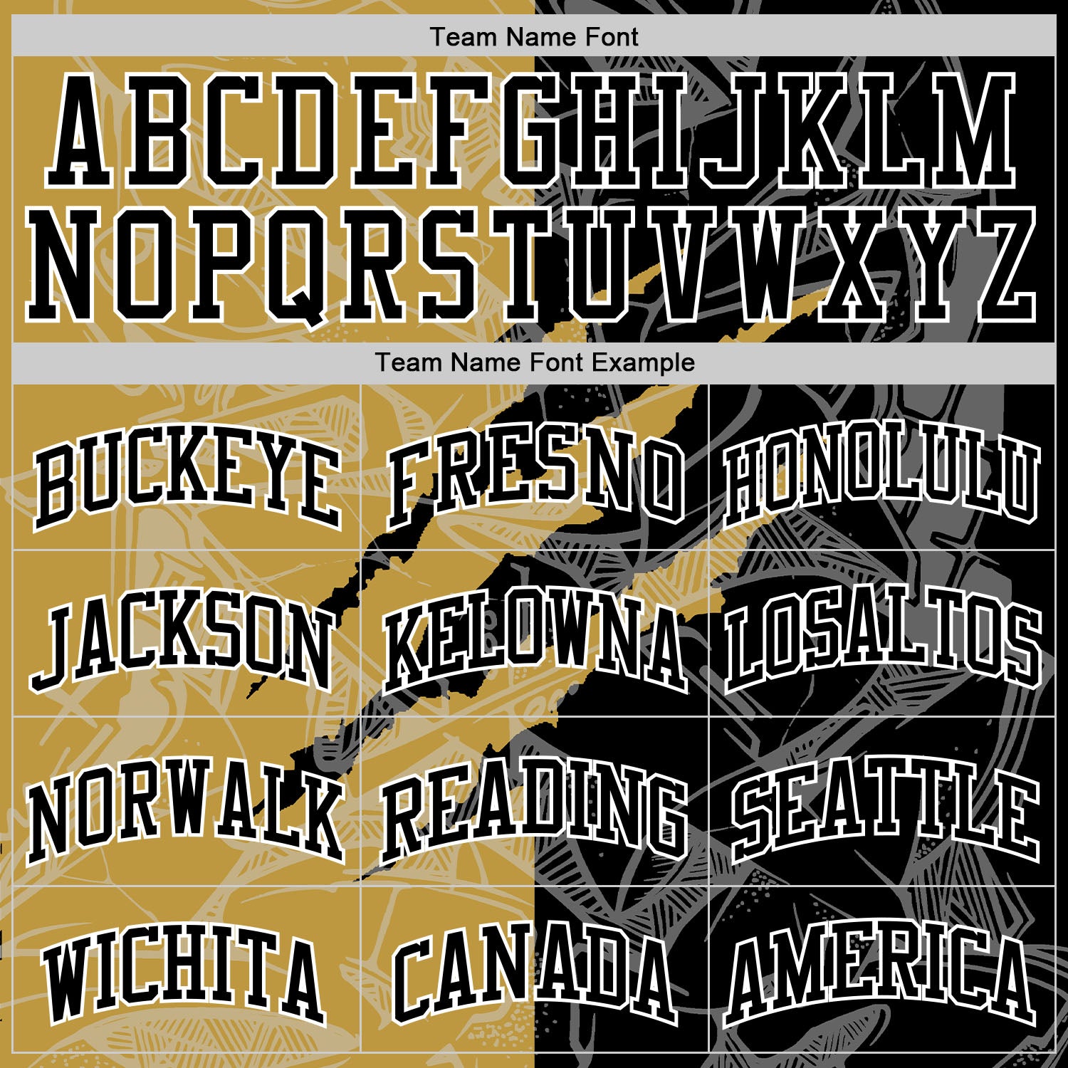 Custom Graffiti Pattern Black Old Gold-White Scratch Round Neck Sublimation Basketball Set Jersey view 4