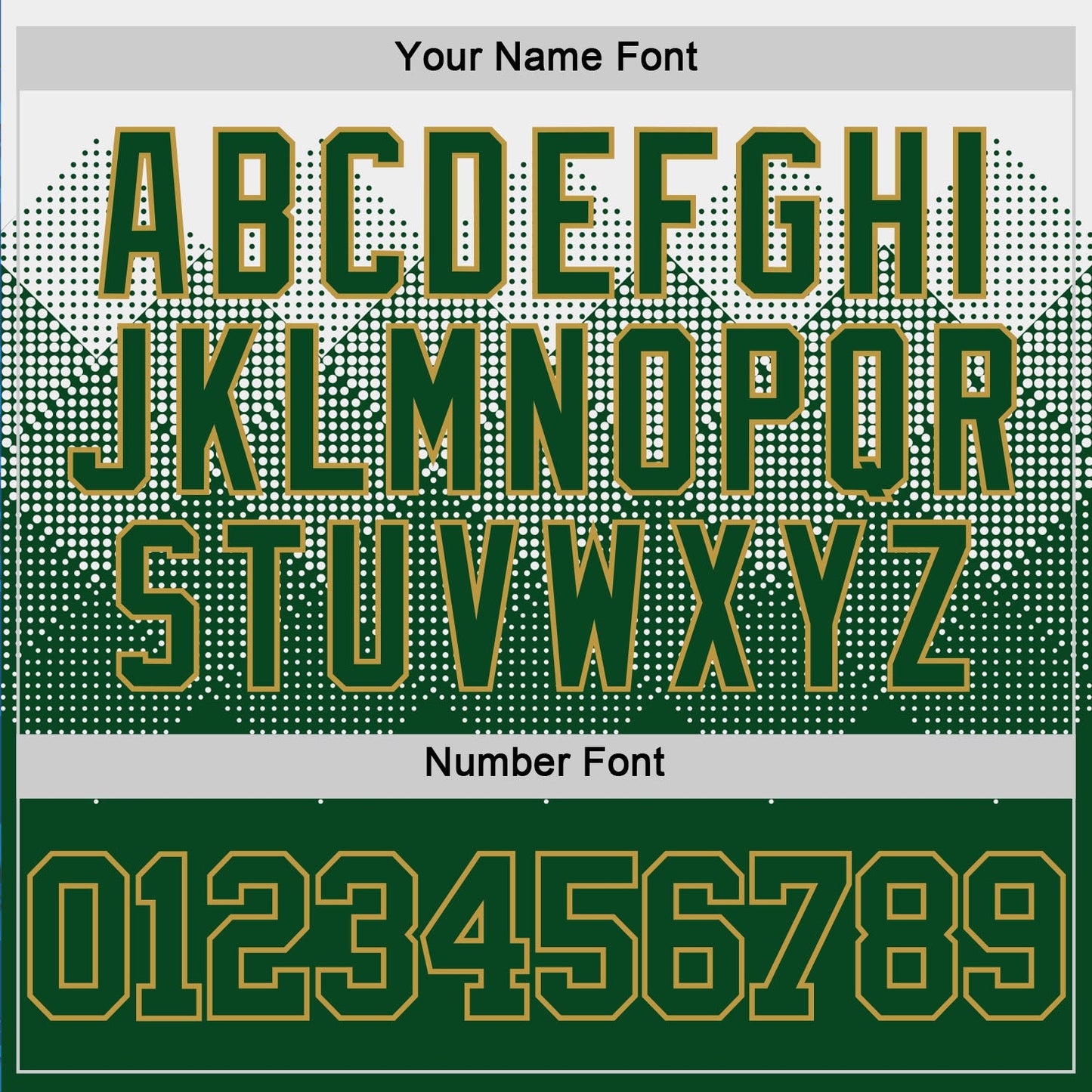 Custom White Green-Old Gold Gradient Square Shapes Round Neck Sublimation Basketball Set Jersey view 5