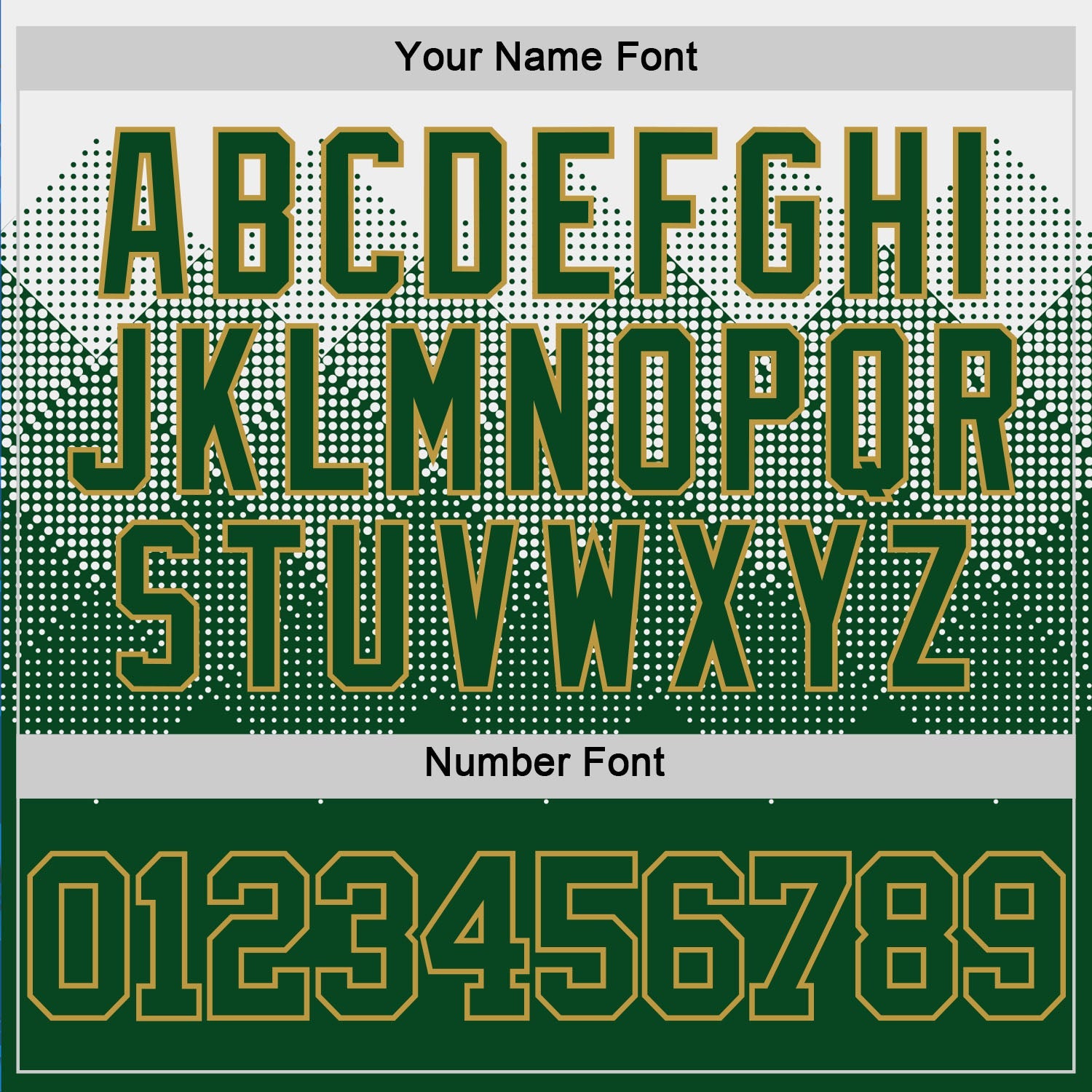 Custom White Green-Old Gold Gradient Square Shapes Round Neck Sublimation Basketball Set Jersey view 5