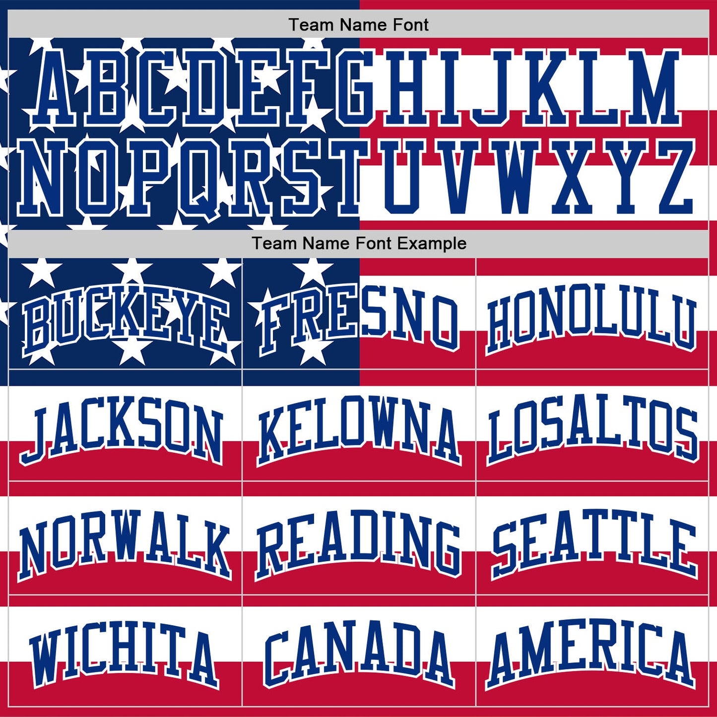 Custom Red Royal-White American Flag Round Neck Sublimation Basketball Set Jersey view 4