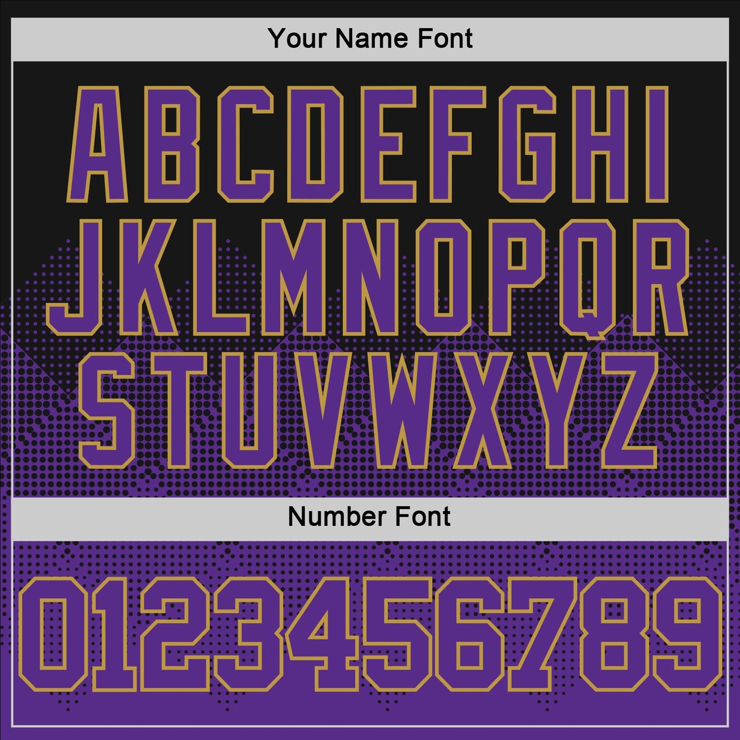 Custom Black Purple-Old Gold Fade Fashion Round Neck Sublimation Basketball Set Jersey view 5