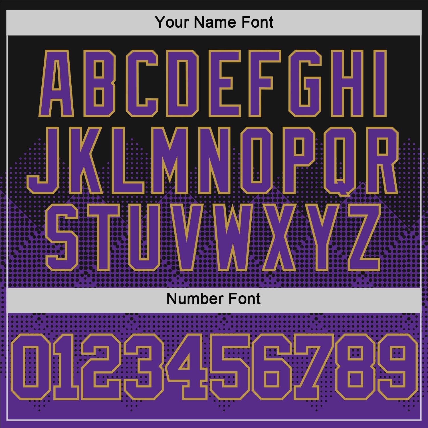 Custom Black Purple-Old Gold Fade Fashion Round Neck Sublimation Basketball Set Jersey view 5