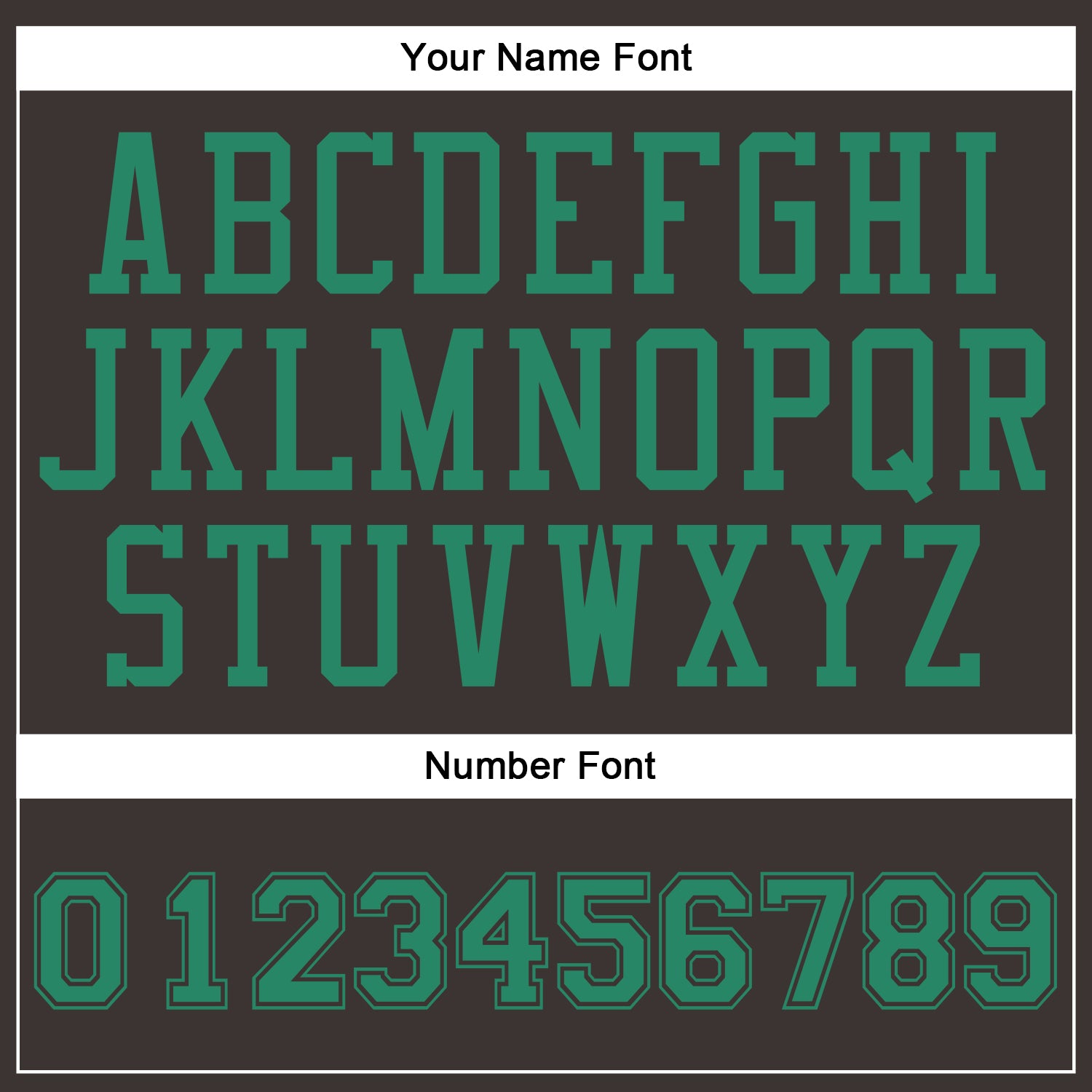 Custom Brown Kelly Green Round Neck Basketball Uniform Jersey view 6