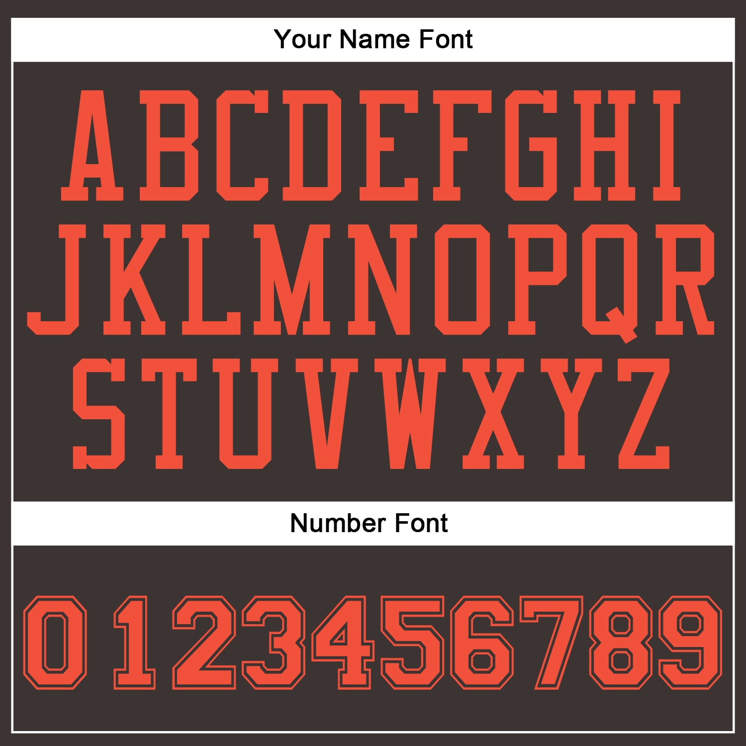 Custom Brown Orange Round Neck Basketball Uniform Jersey view 6