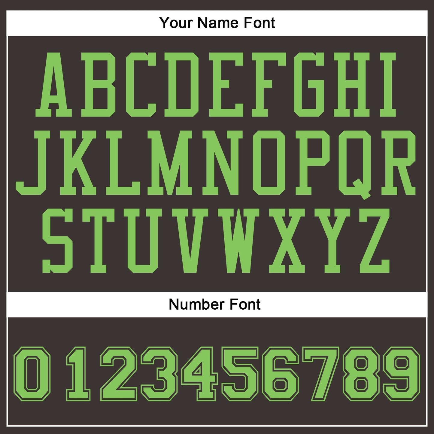 Custom Brown Neon Green Round Neck Basketball Uniform Jersey view 6