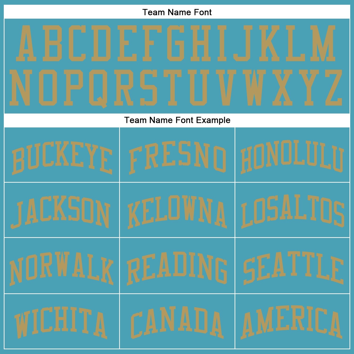 Custom Teal Old Gold Round Neck Basketball Uniform Jersey view 5