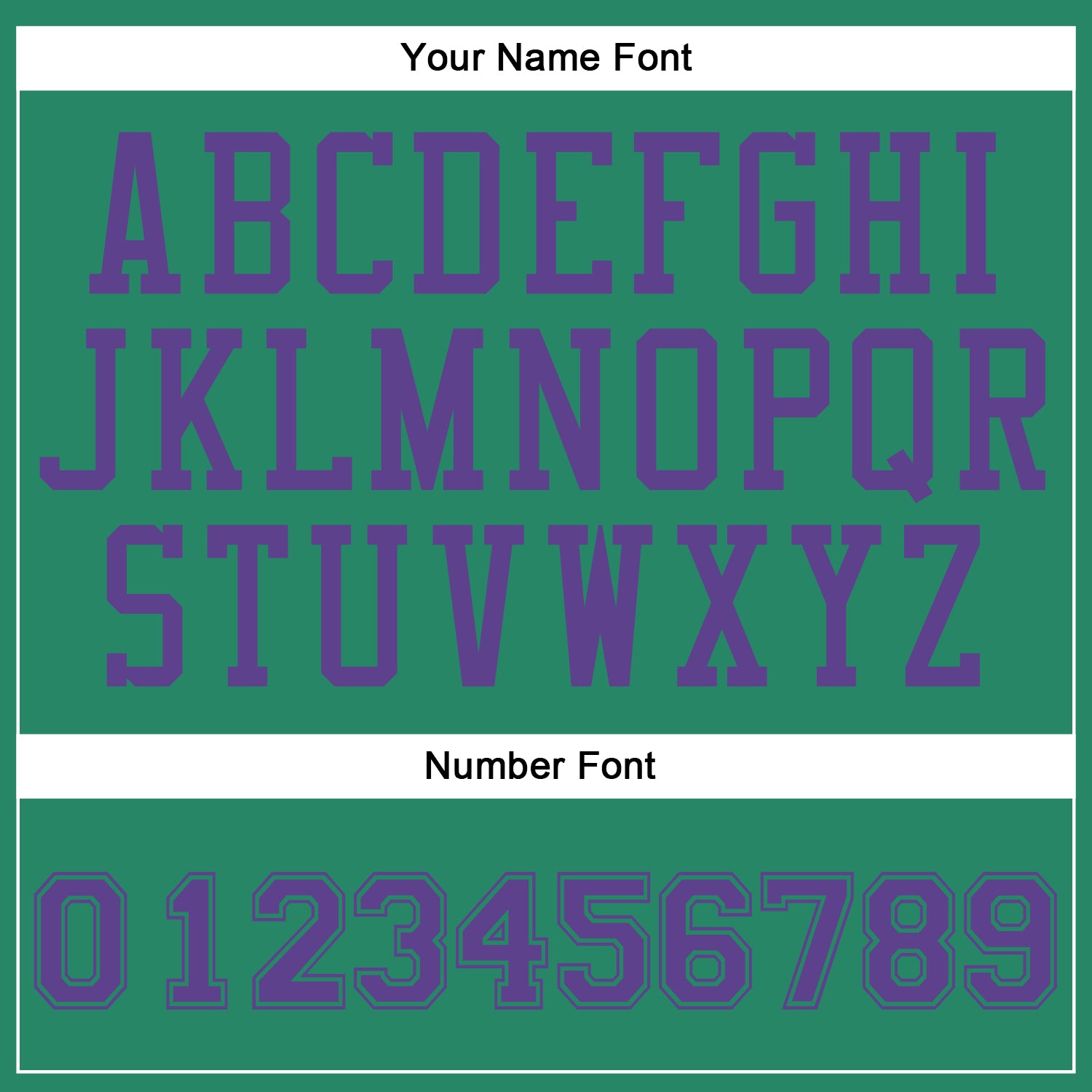 Custom Kelly Green Purple Round Neck Basketball Uniform Jersey view 6