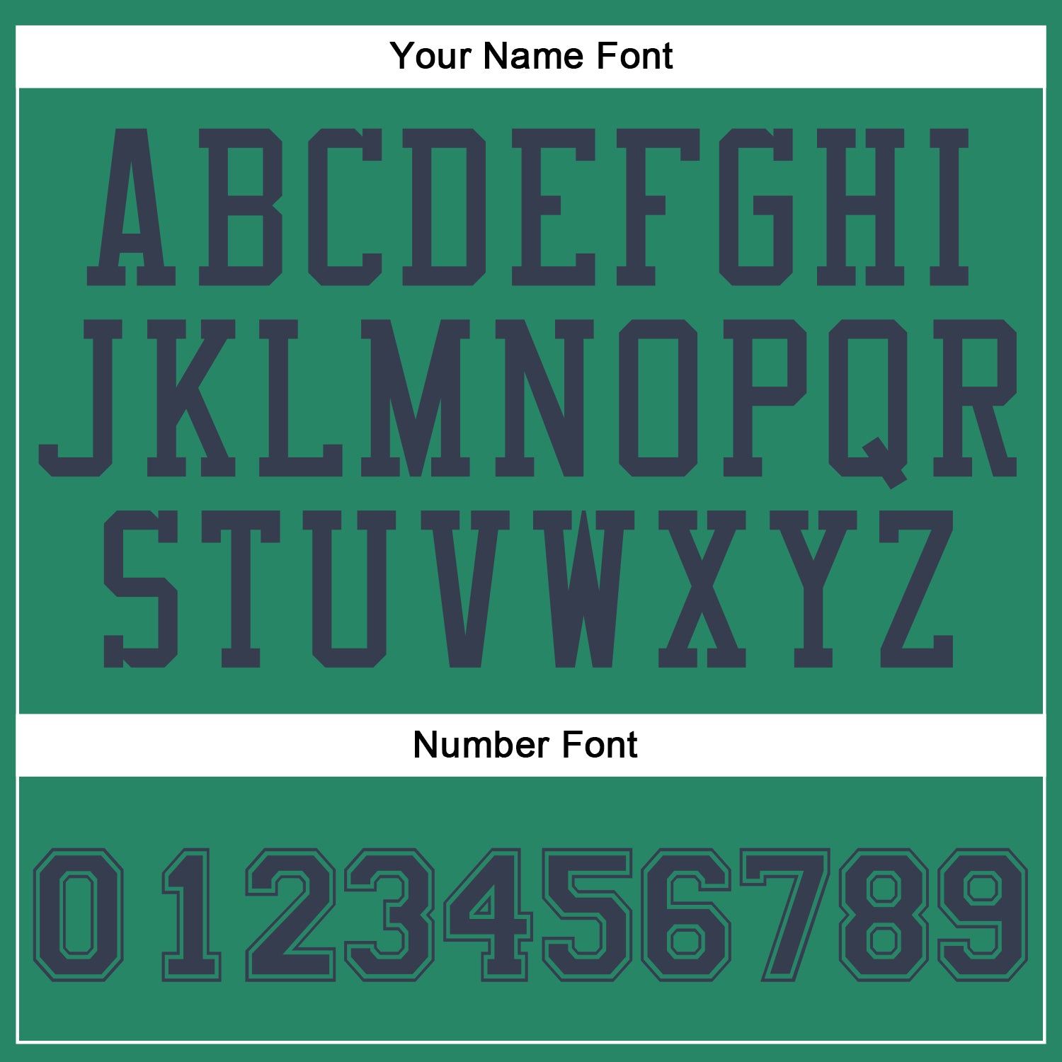 Custom Kelly Green Navy Round Neck Basketball Uniform Jersey view 6
