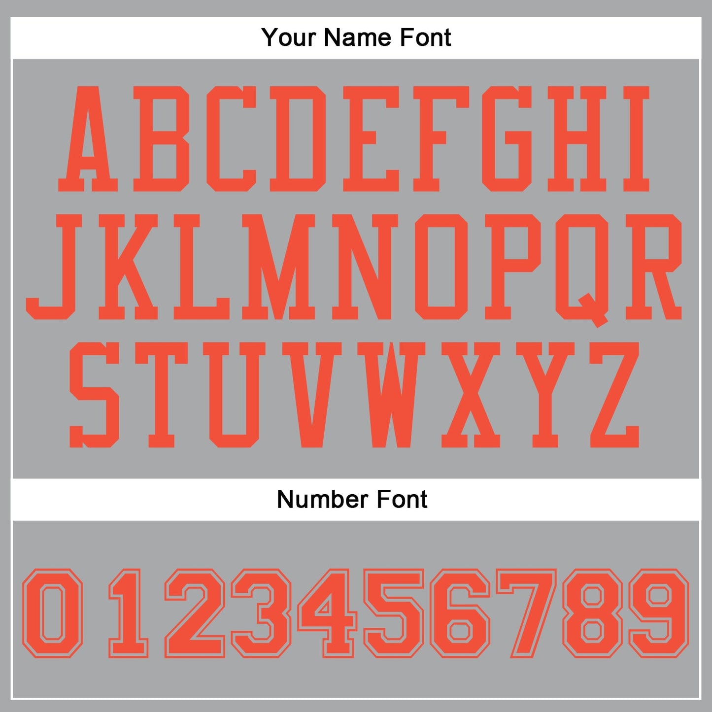 Custom Gray Orange Round Neck Basketball Uniform Jersey view 6