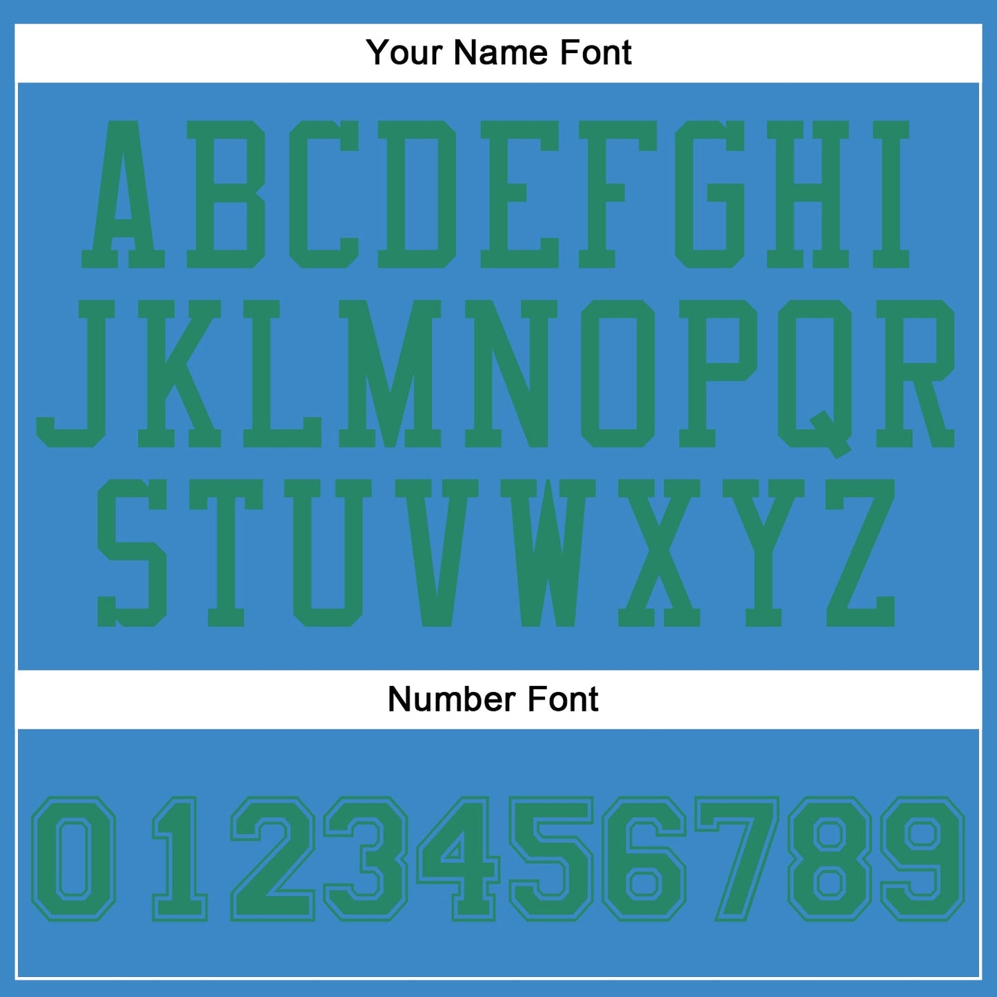Custom Blue Kelly Green Round Neck Basketball Uniform Jersey view 6