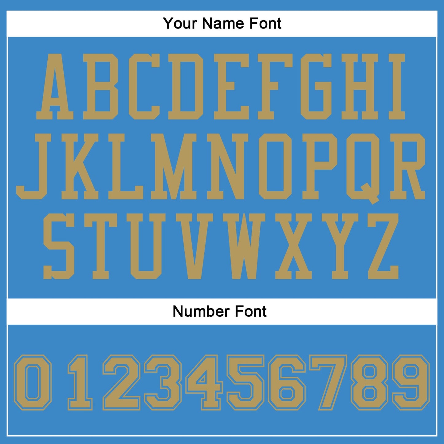 Custom Blue Old Gold Round Neck Basketball Uniform Jersey view 6