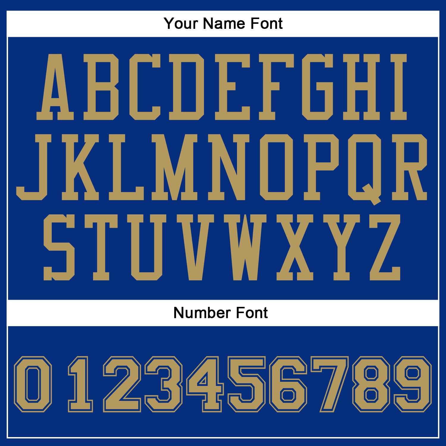 Custom Royal Old Gold Round Neck Basketball Uniform Jersey view 6