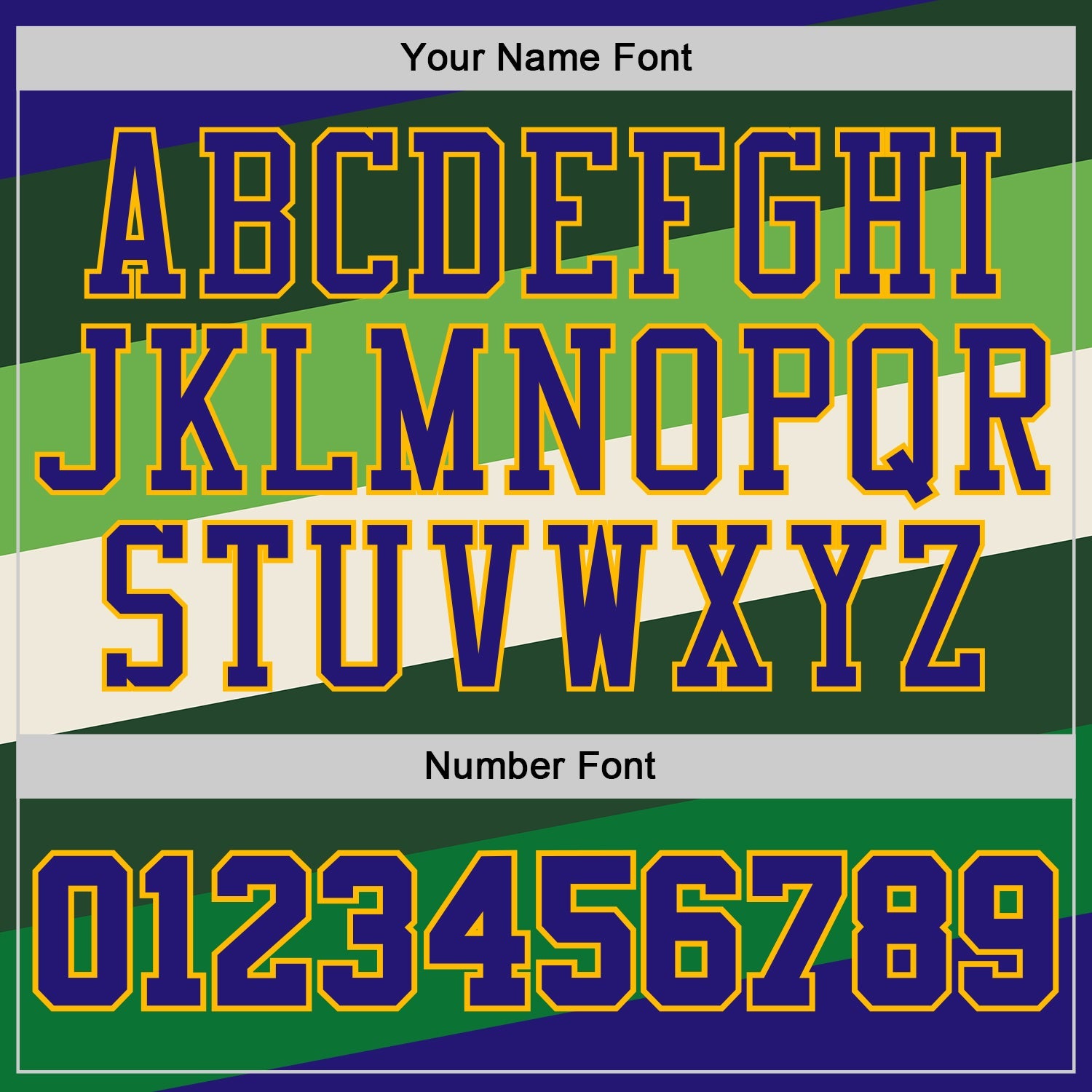Custom Dark Purple Green-Gold Geometric Stripe Round Neck Sublimation Basketball Uniform Jersey view 4