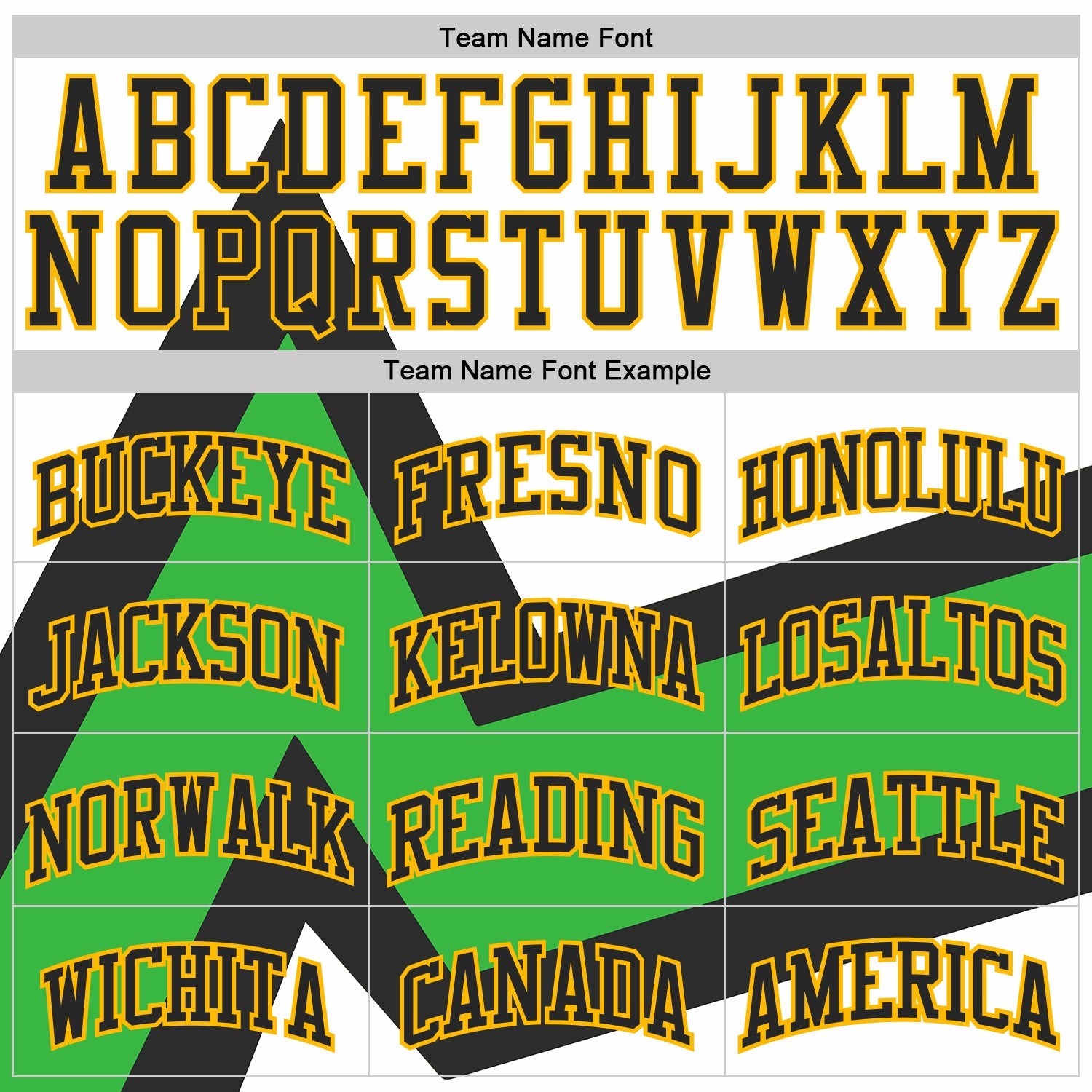 Custom White Black Green-Gold Triangle Geometric Stripe Round Neck Sublimation Basketball Uniform Jersey view 3