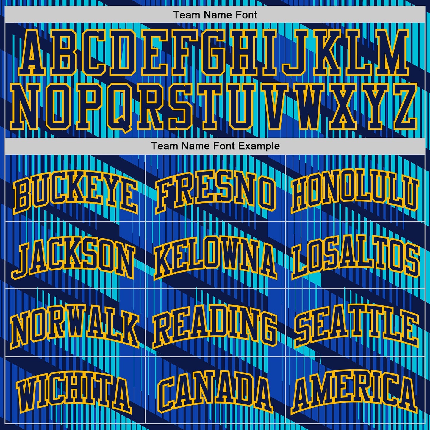Custom Thunder Blue Navy Lakes Blue-Gold Geometric Stripe Round Neck Sublimation Basketball Uniform Jersey view 3