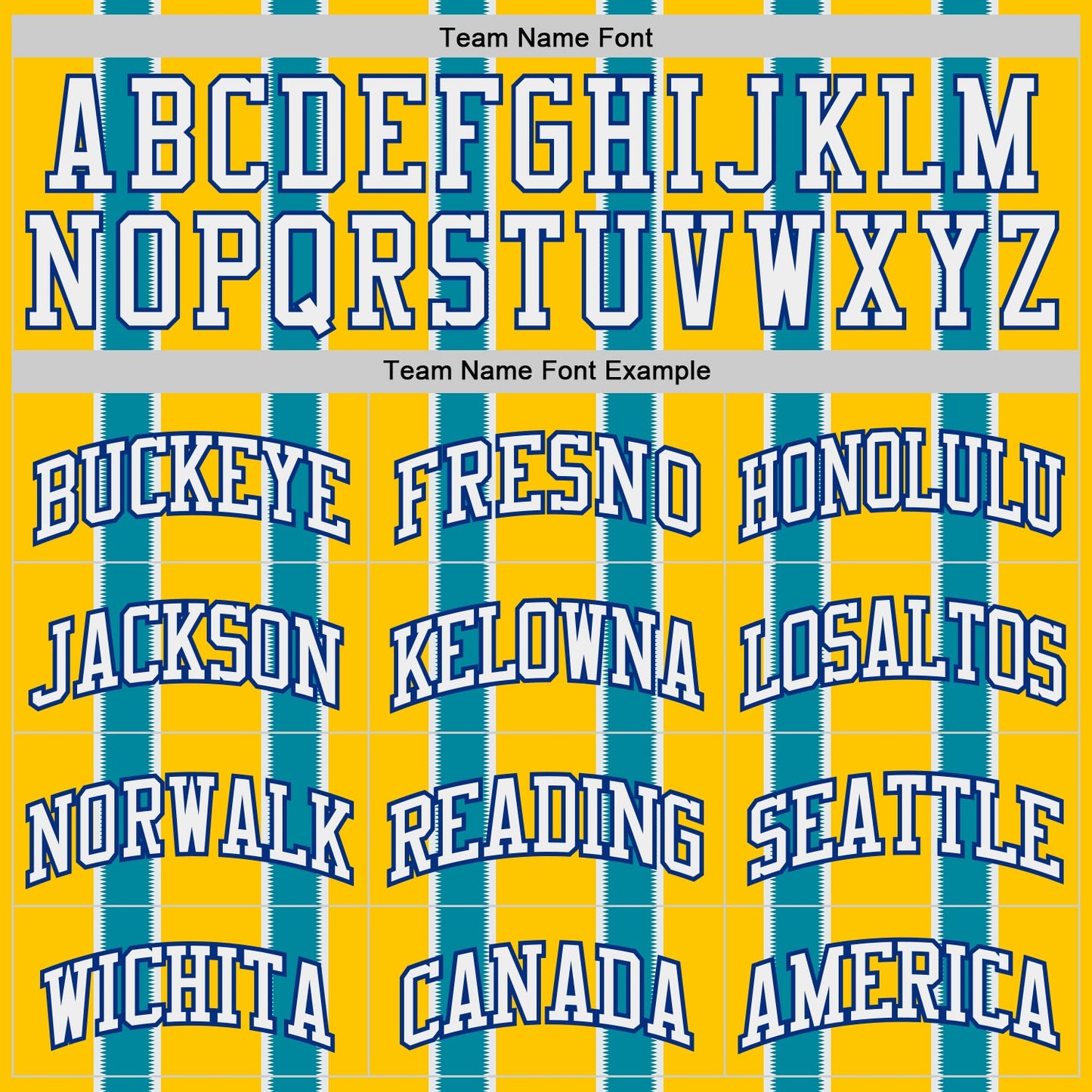 Custom Yellow White Teal Royal-Black Geometric Stripe Round Neck Sublimation Basketball Uniform Jersey view 3
