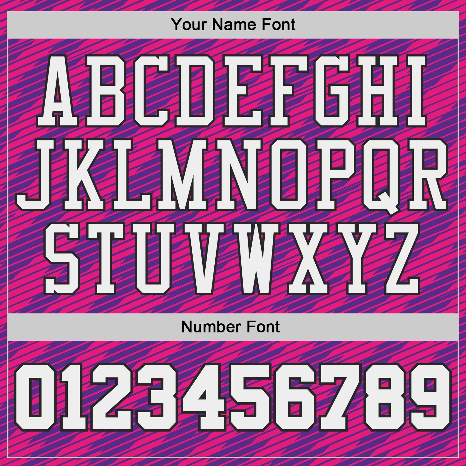 Custom Purple White Hot Pink Black-Gold Geometric Stripe Round Neck Sublimation Basketball Uniform Jersey view 4