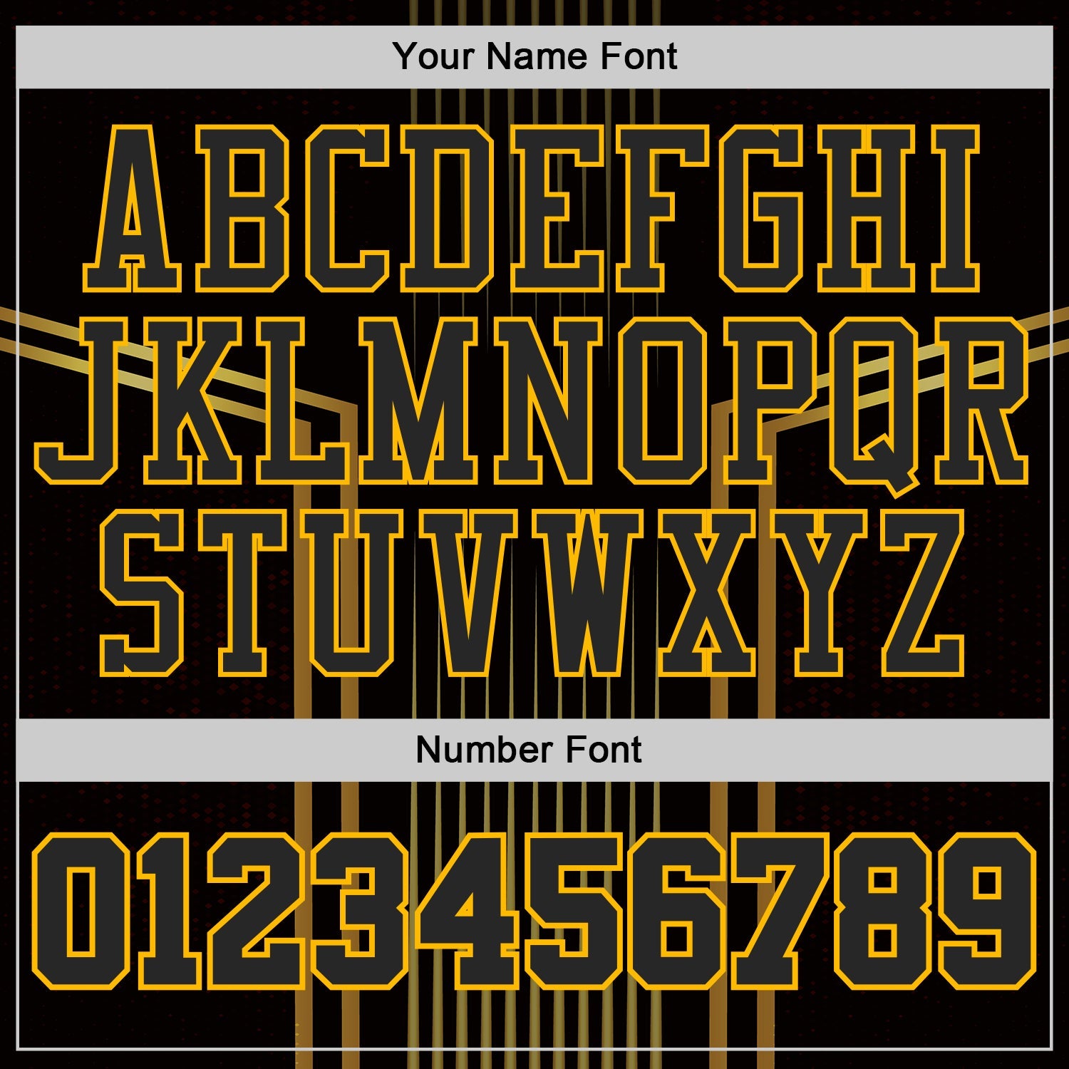 Custom Black Old Gold-Gold Vertical Stripe Gradient Round Neck Sublimation Basketball Uniform Jersey view 4