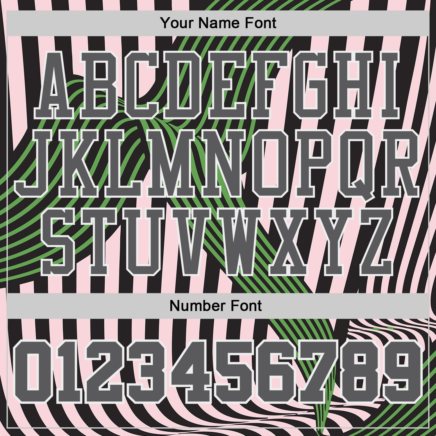 Custom Black Steel Gray Light Pink Green-White Wave Stripe Round Neck Sublimation Basketball Uniform Jersey view 4
