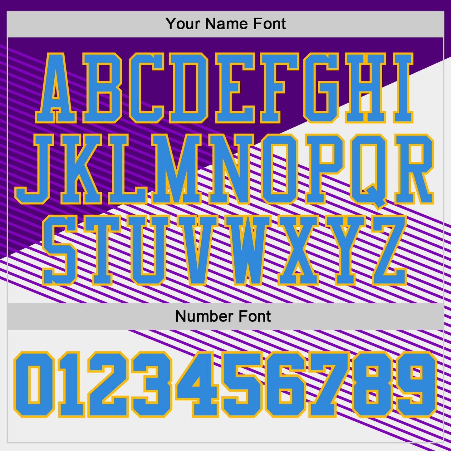 Custom White Powder Blue Purple-Gold Diagonal Stripe Round Neck Sublimation Basketball Uniform Jersey view 4