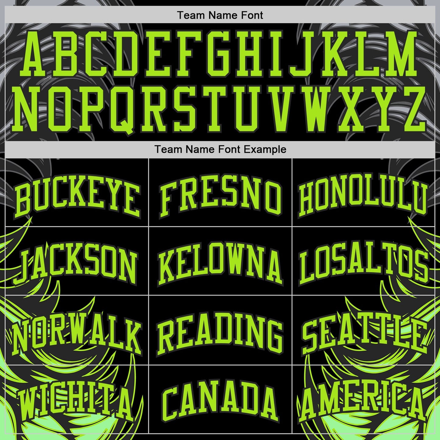 Custom Black Neon Green-Gray Feather Wing Boho Style Round Neck Sublimation Basketball Uniform Jersey view 3