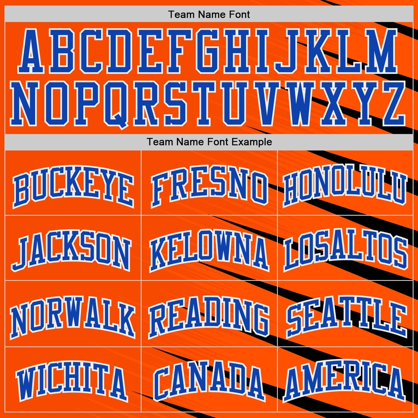Custom Orange Thunder Blue-White Wing Stripe Boho Style Round Neck Sublimation Basketball Uniform Jersey view 3