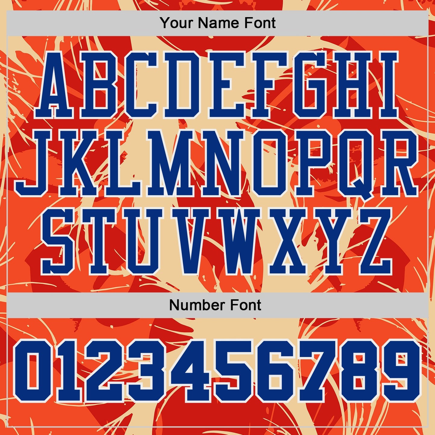 Custom Cream Royal Orange White-Yellow Feather Boho Style Round Neck Sublimation Basketball Uniform Jersey view 4