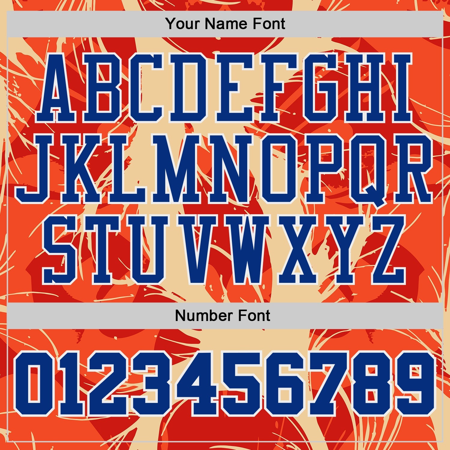 Custom Cream Royal Orange White-Yellow Feather Boho Style Round Neck Sublimation Basketball Uniform Jersey view 4