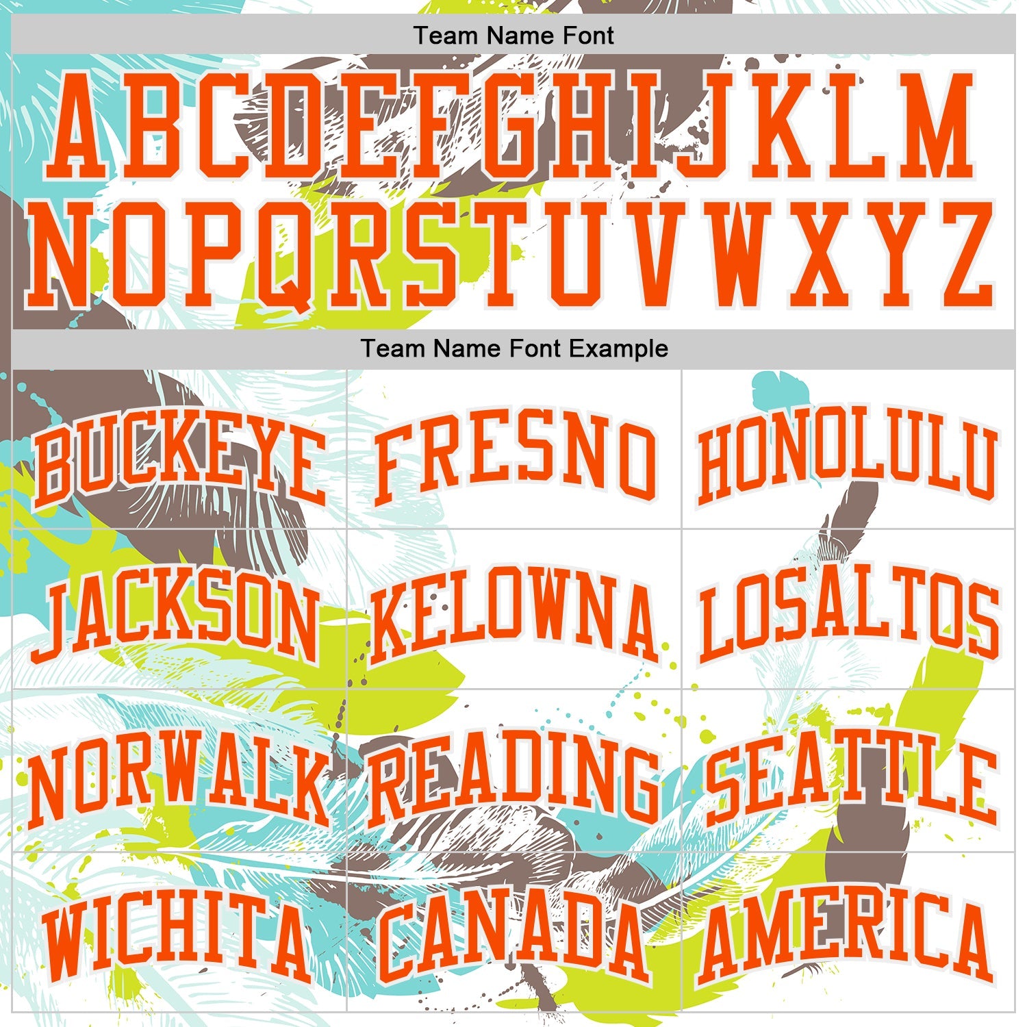 Custom White-Orange Feather Boho Style Round Neck Sublimation Basketball Uniform Jersey view 3