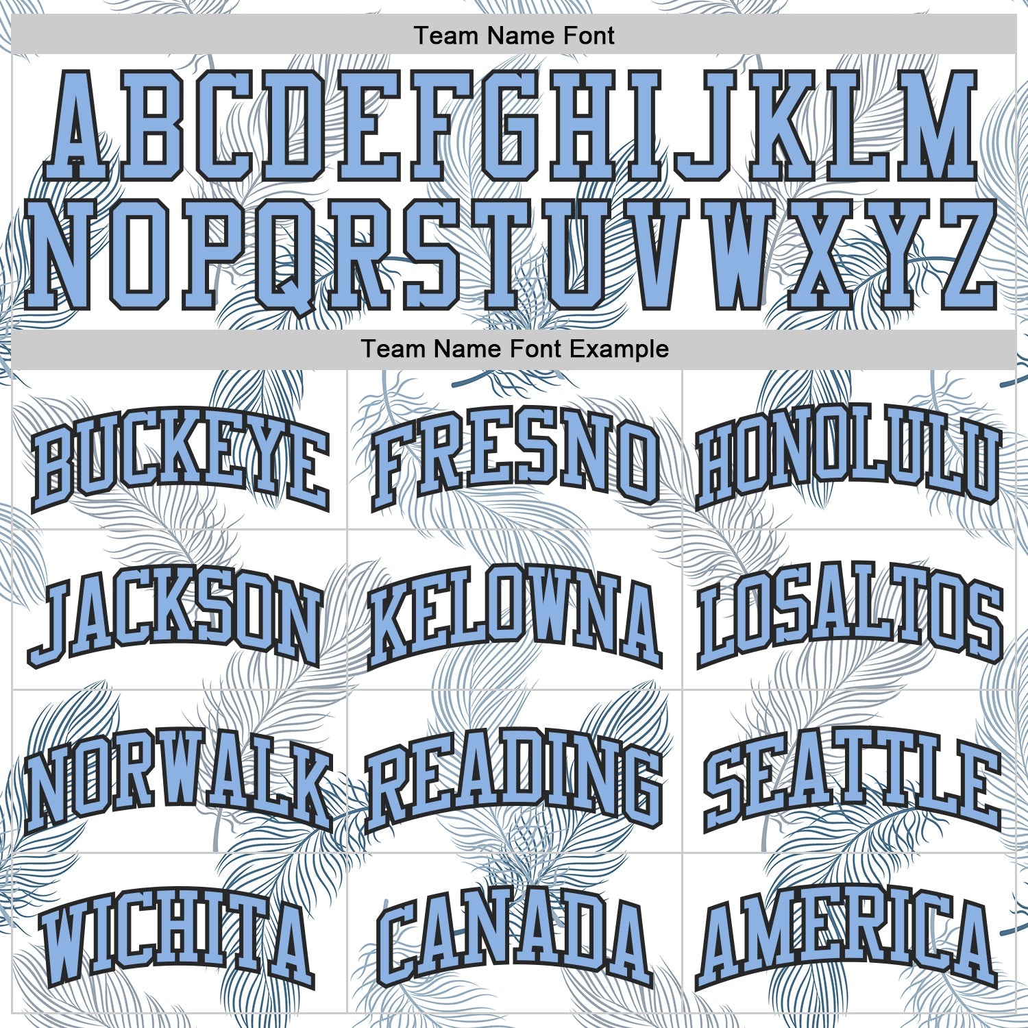 Custom White Light Blue-Black Feather Boho Style Round Neck Sublimation Basketball Uniform Jersey view 3