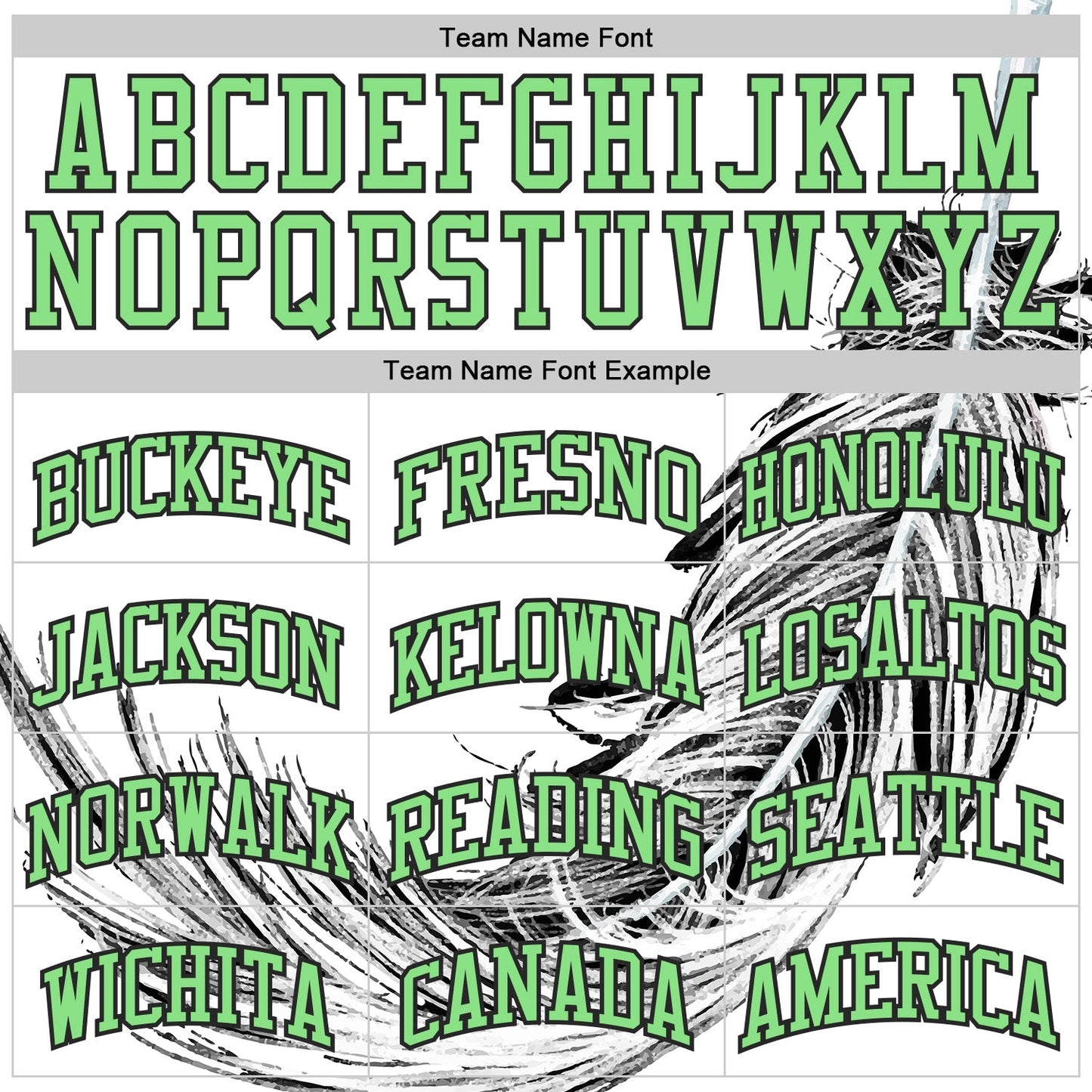 Custom White Pea Green-Black Feather Boho Style Round Neck Sublimation Basketball Uniform Jersey view 3