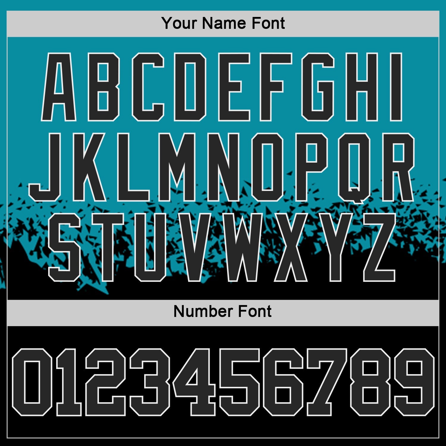 Custom Teal Black-White Shattered Geometric Side Panel Stripe Round Neck Sublimation Basketball Set Jersey view 5