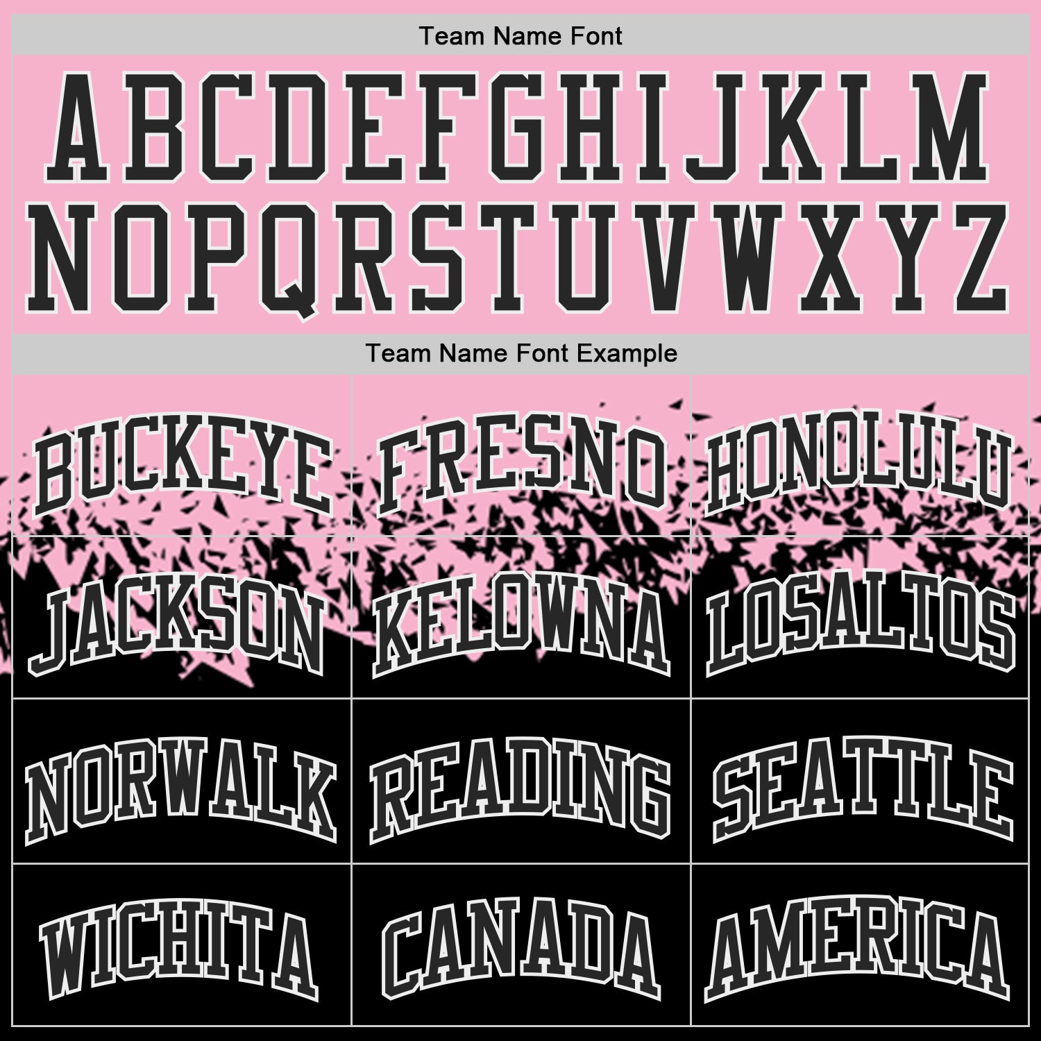 Custom Light Pink Black-White Shattered Geometric Side Panel Stripe Round Neck Sublimation Basketball Set Jersey view 4