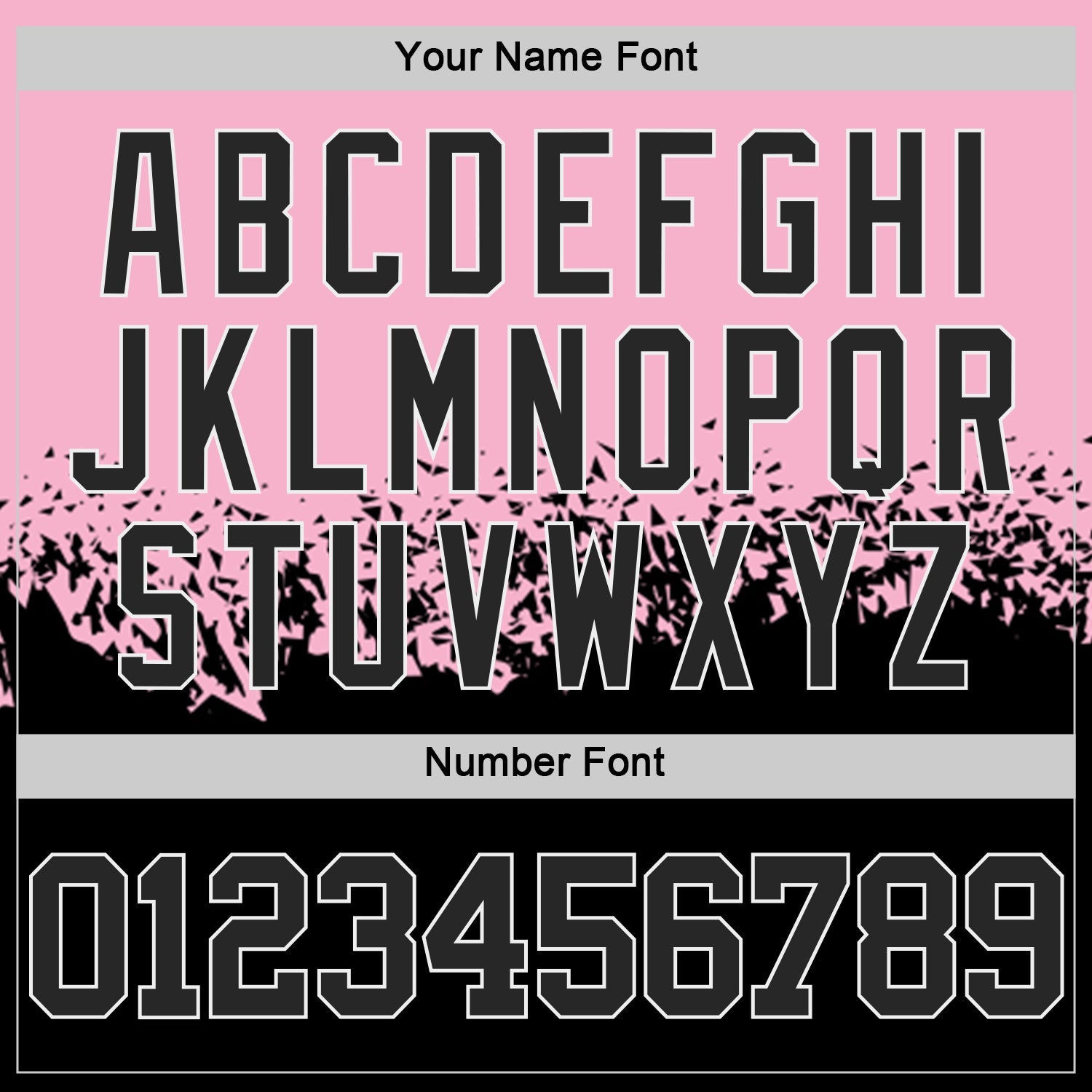 Custom Light Pink Black-White Shattered Geometric Side Panel Stripe Round Neck Sublimation Basketball Set Jersey view 5