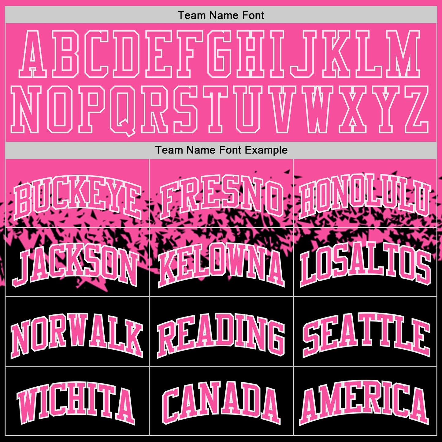 Custom Pink Black-White Shattered Geometric Side Panel Stripe Round Neck Sublimation Basketball Set Jersey view 4