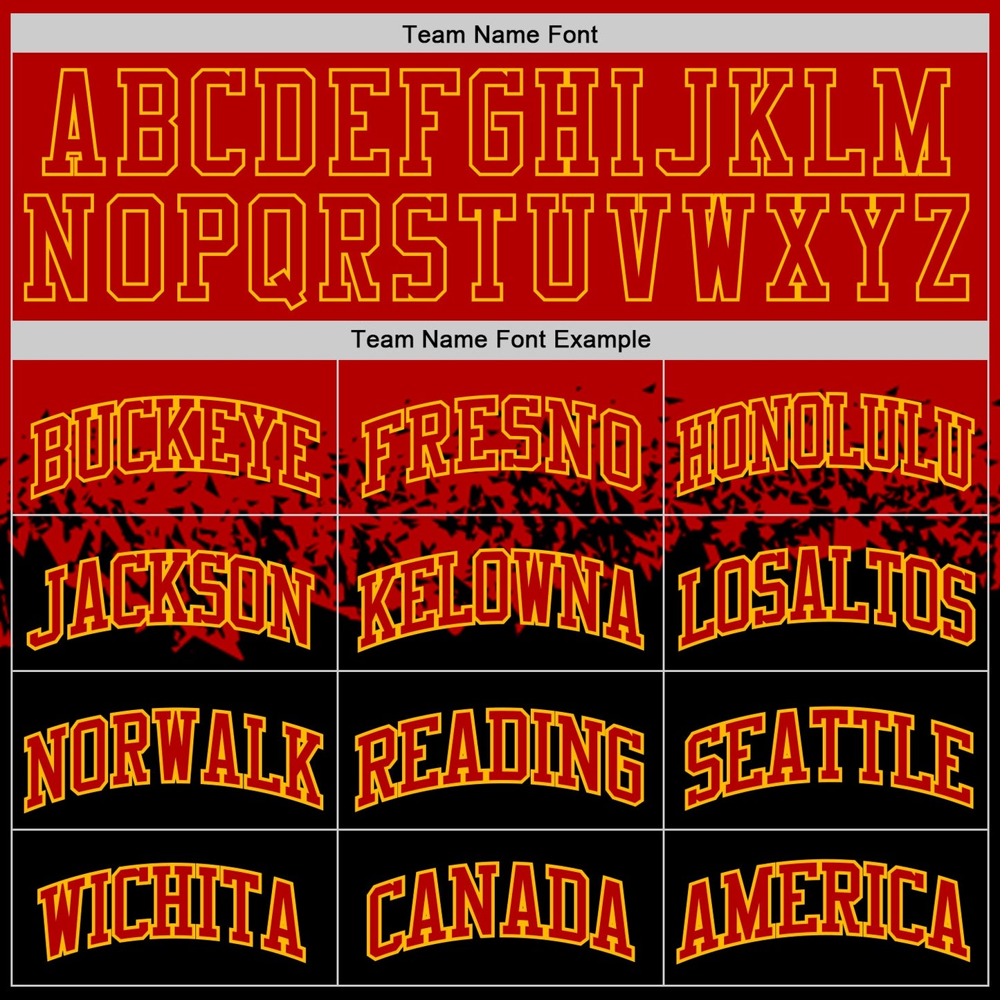 Custom Red Black-Gold Shattered Geometric Side Panel Stripe Round Neck Sublimation Basketball Set Jersey view 4