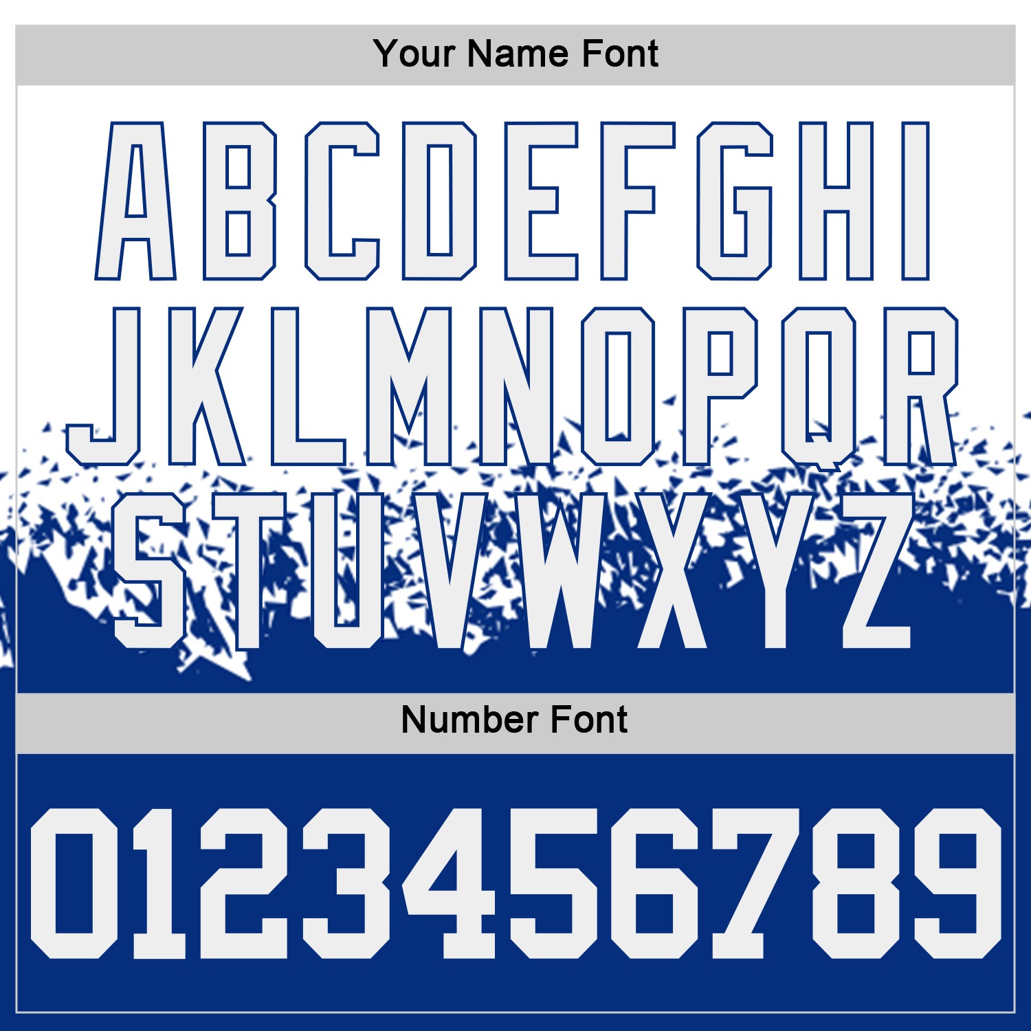 Custom White-Royal Shattered Geometric Side Panel Stripe Round Neck Sublimation Basketball Set Jersey view 5