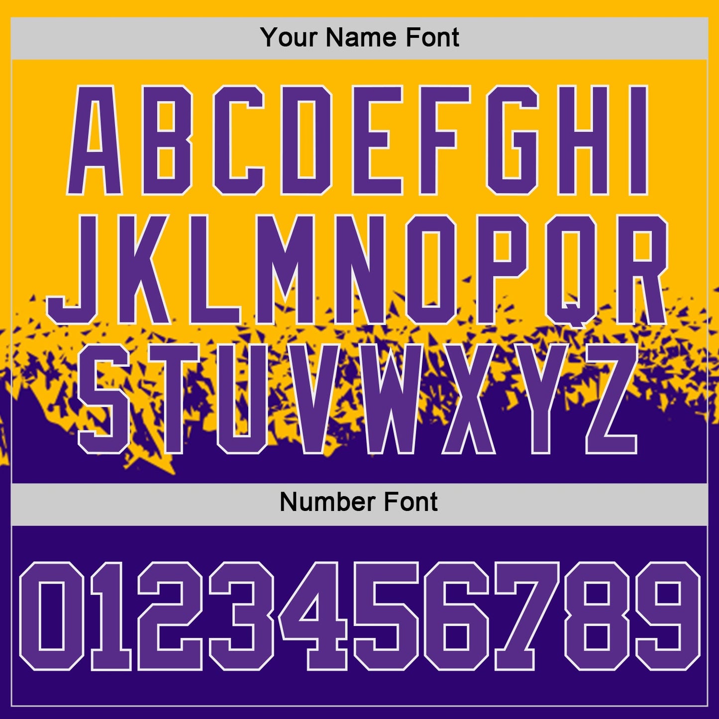 Custom Gold Purple-White Shattered Geometric Side Panel Stripe Round Neck Sublimation Basketball Set Jersey view 5