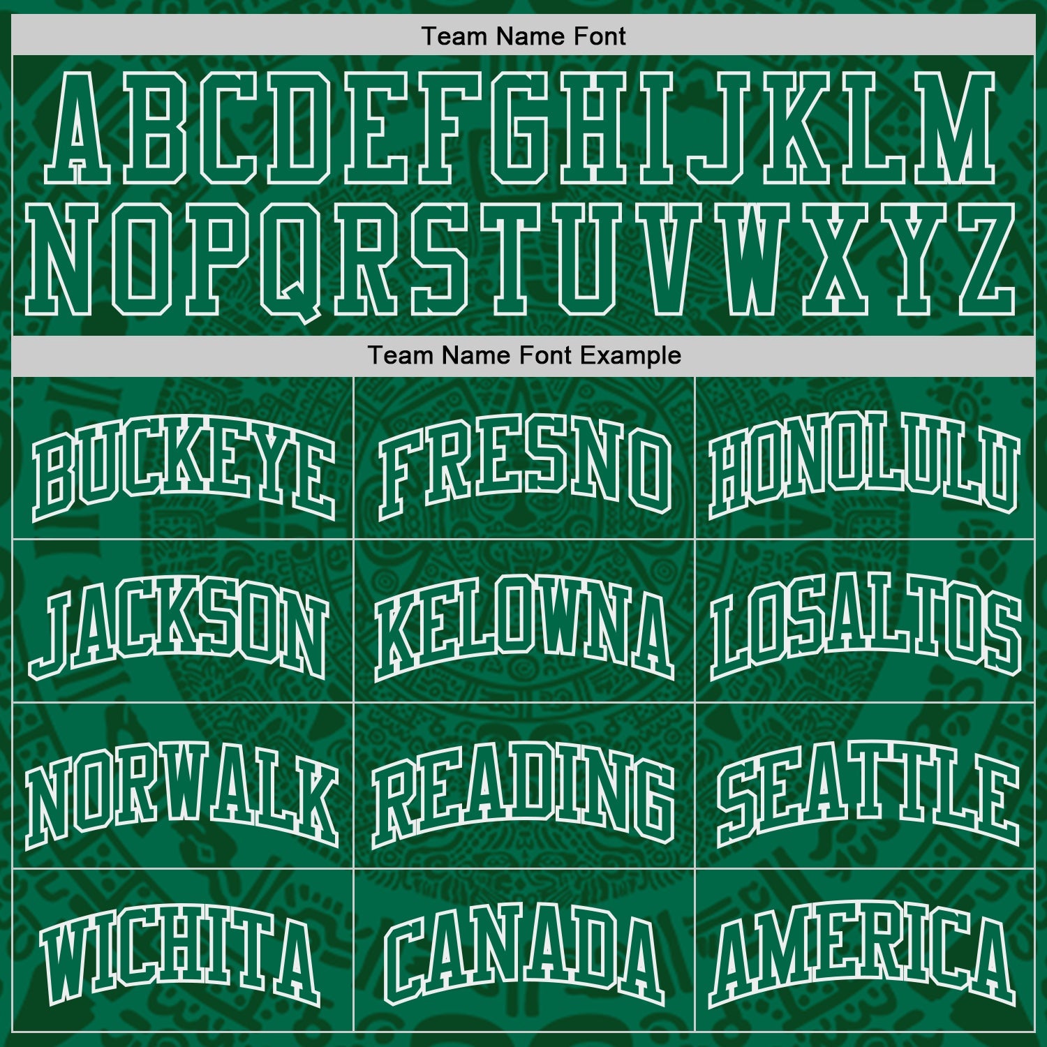 Custom Kelly Green-White Tribal Ethnic Aztec Sun Stone Side Panel Stripe Round Neck Sublimation Basketball Set Jersey view 4