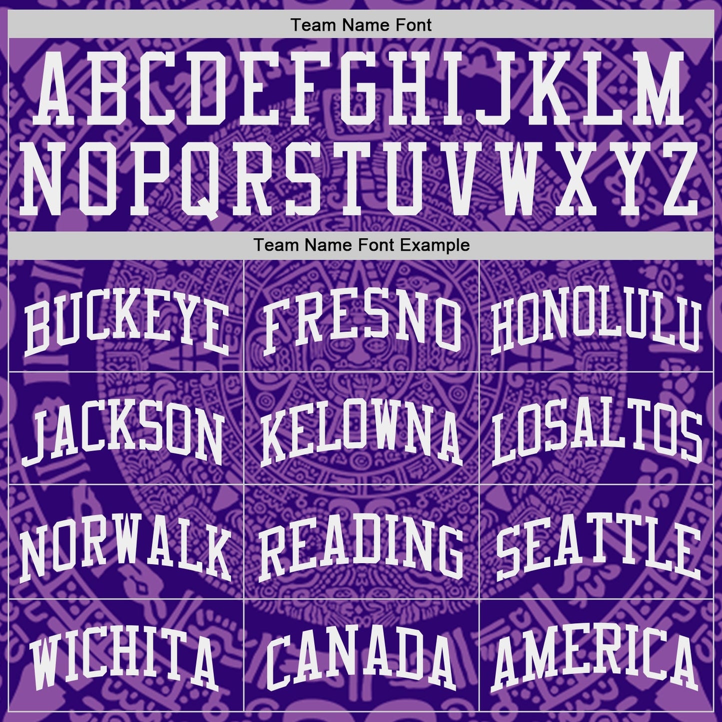 Custom Purple-White Tribal Ethnic Aztec Sun Stone Side Panel Stripe Round Neck Sublimation Basketball Set Jersey view 4