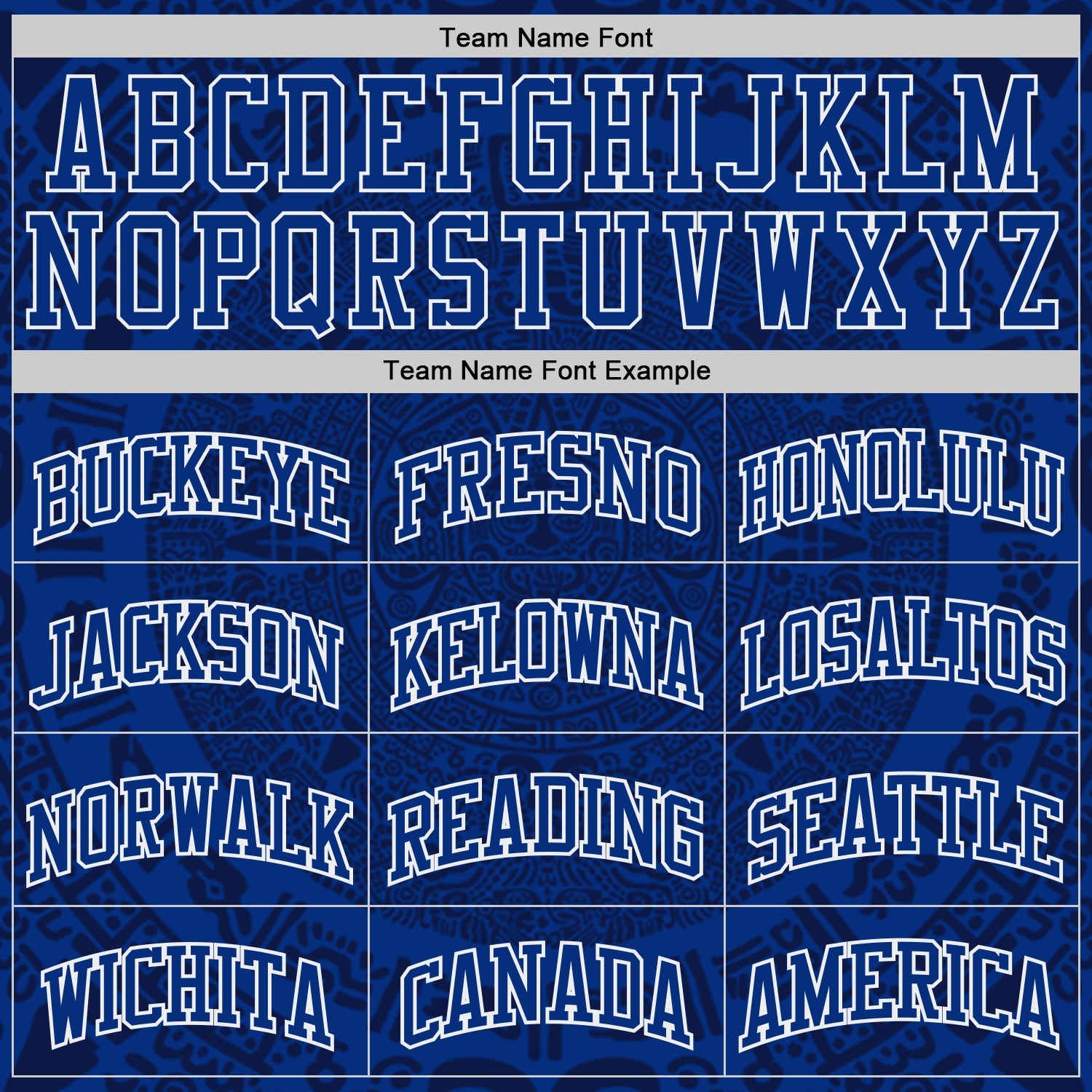 Custom Royal-White Tribal Ethnic Aztec Sun Stone Side Panel Stripe Round Neck Sublimation Basketball Set Jersey view 4