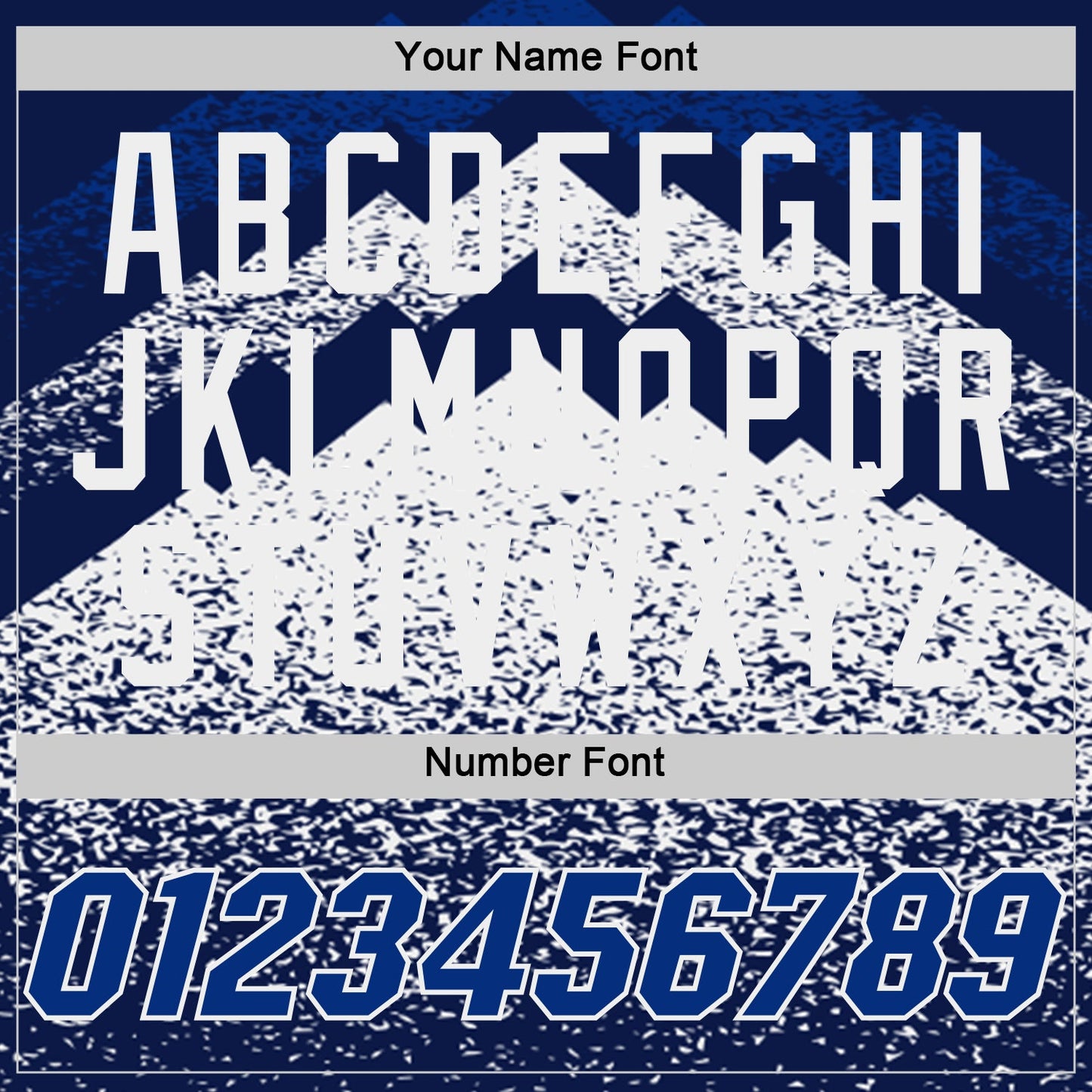 Custom Navy Royal-White Mountain Peak Shards Side Panel Stripe Round Neck Sublimation Basketball Set Jersey view 5